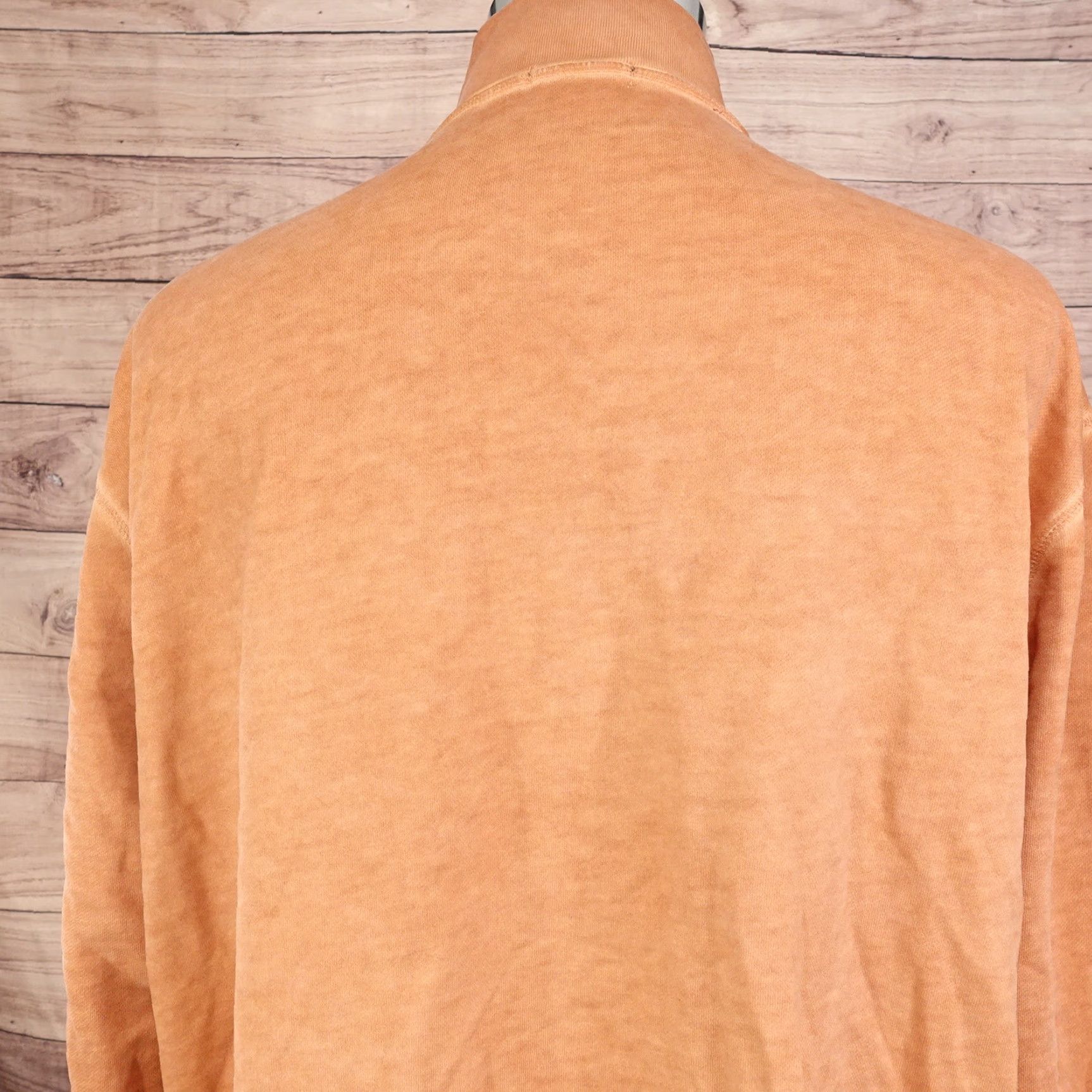 Vintage Vintage J.L. Powell Men's Full Zip Mock Neck Cotton Sweater 2XL Large Orange Winter Casual Size US XXL / EU 58 / 5 - 6 Thumbnail