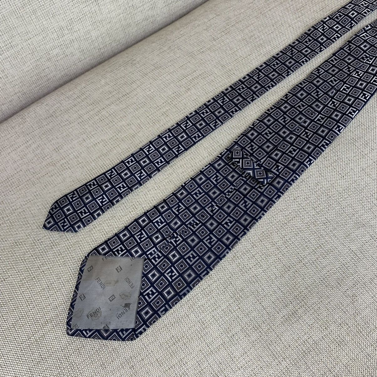 Fendi × Vintage Fendi Monogram Vintage Tie Caravate Size ONE SIZE - 6 Thumbnail