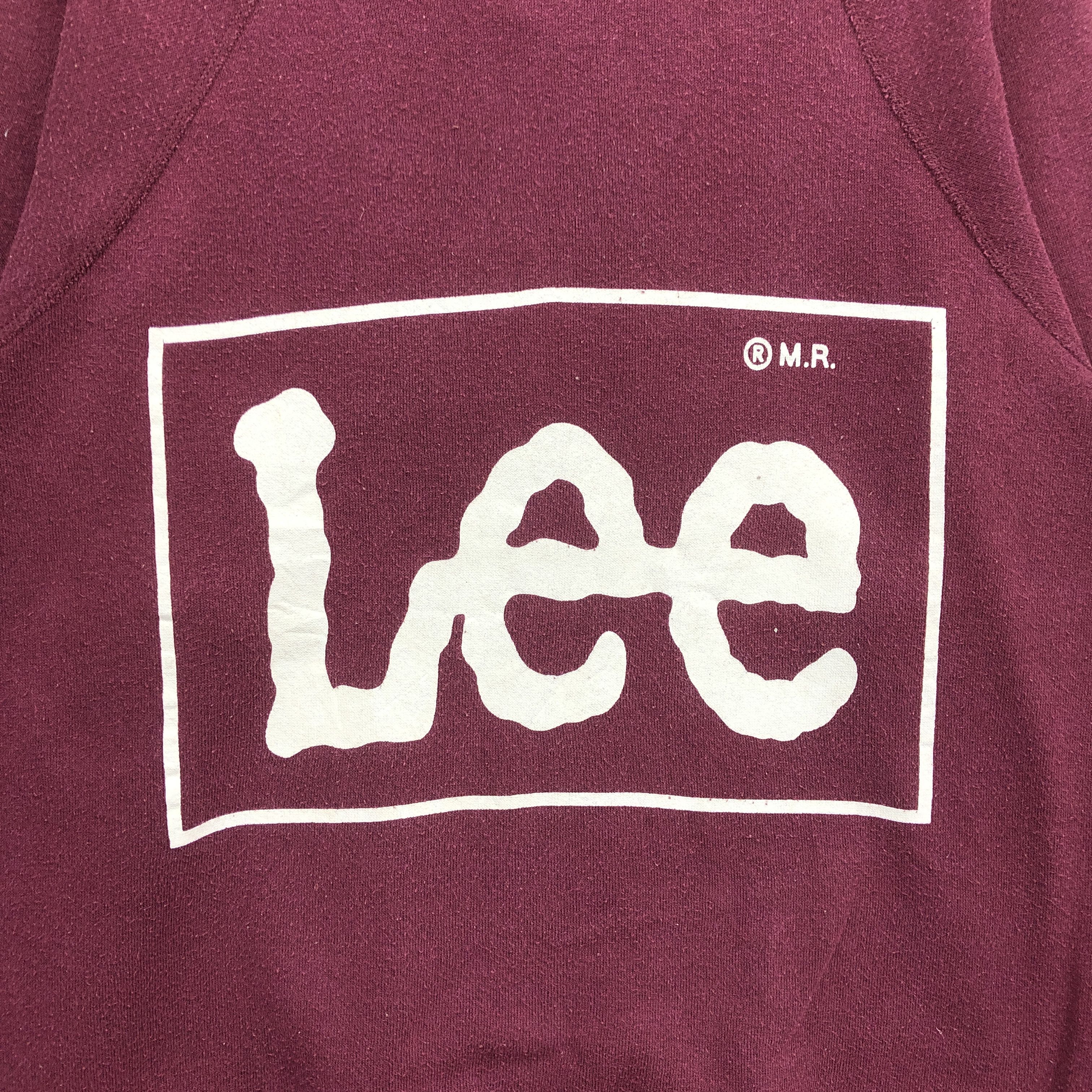 Japanese Brand Vintage 90s Lee Sweater Lee Spell Out Script Sweatshirt Size US S / EU 44-46 / 1 - 3 Thumbnail