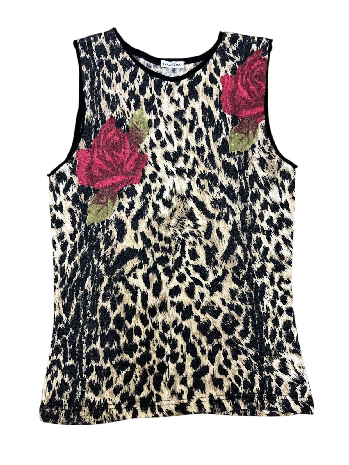 Anna Molinari Anna Molinari Leopard Top Tank Size S / US 4 / IT 40 - 1 Thumbnail