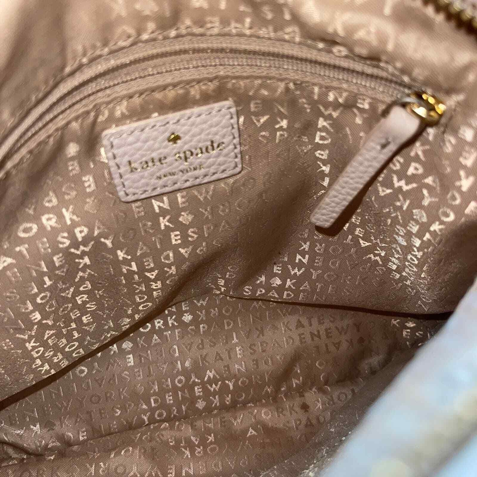 Kate Spade Kate Spade White Pebble Leather Crossbody Purse White Size ONE SIZE - 6 Thumbnail