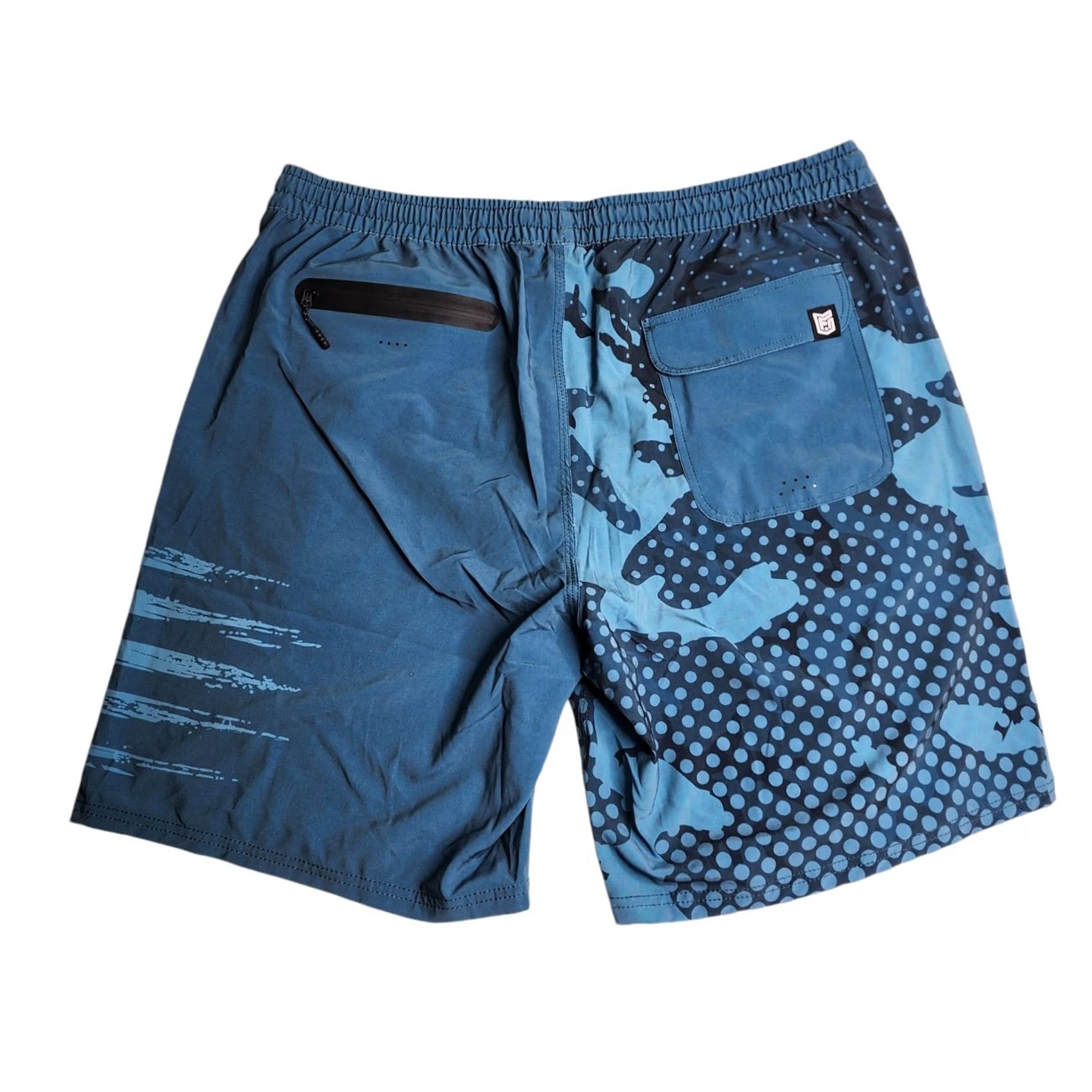 Industrie Freedom Industries Mens Adapt + Hybrid Short B.Steel Halftone Size 3XL Regular Activewear Size US 39 - 2 Thumbnail