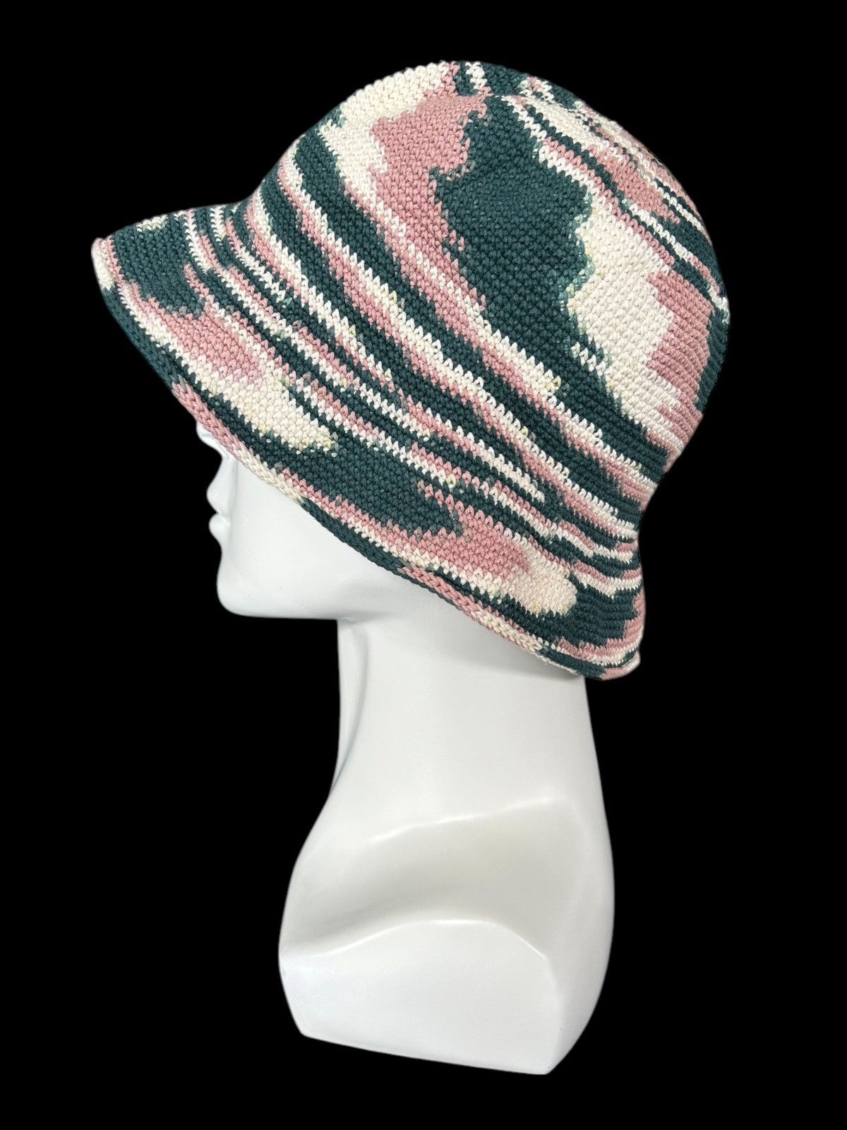 Japanese Brand × Kapital × Vintage Crochet Knitted handmade Rare Bucket Hats ☠️☠️ Size ONE SIZE - 1 Thumbnail
