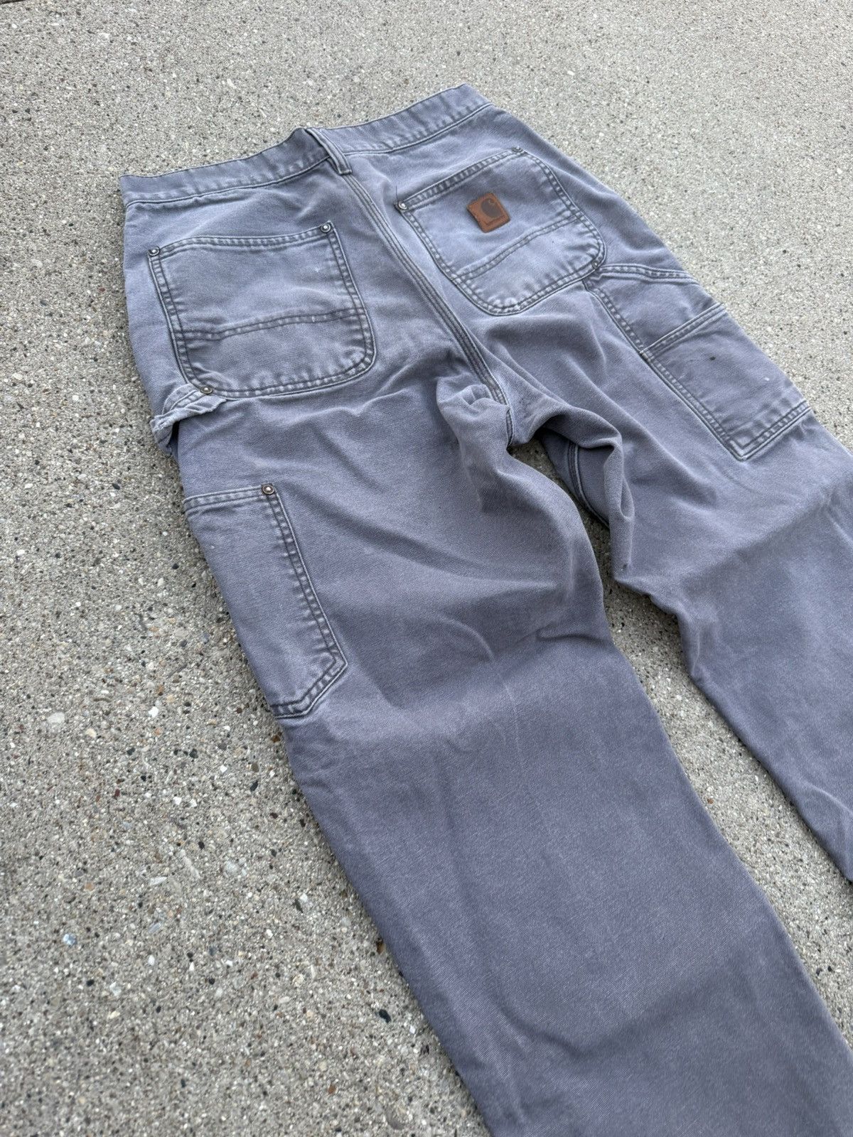 Carhartt Vintage B136 GVL Gray Carhartt Carpenter Double Knees Size US 30 / EU 46 - 4 Thumbnail