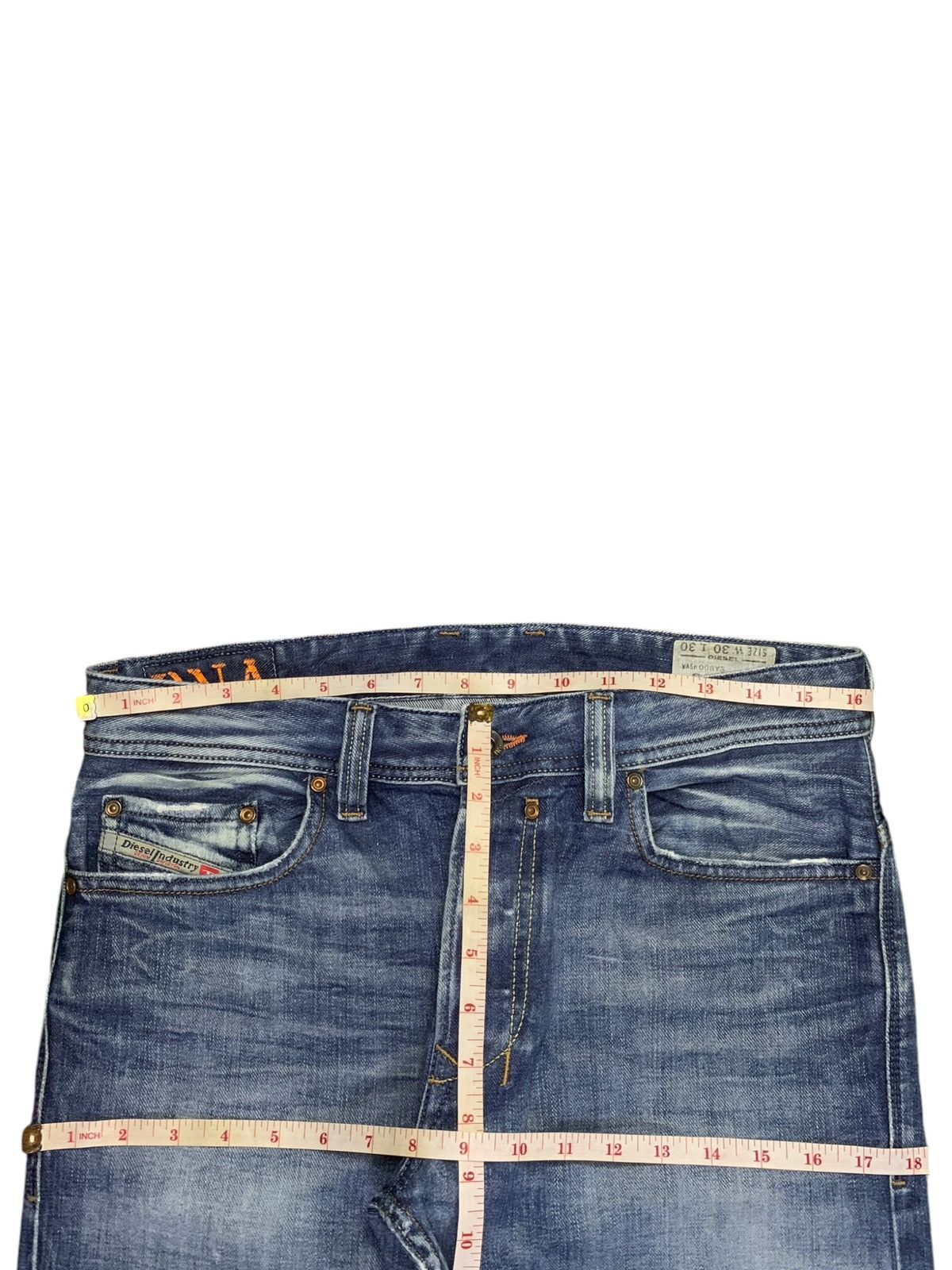 Diesel SALES🔥Vintage Diesel Faded Wash Distressed Button Fly Jeans Size US 33 - 11 Thumbnail