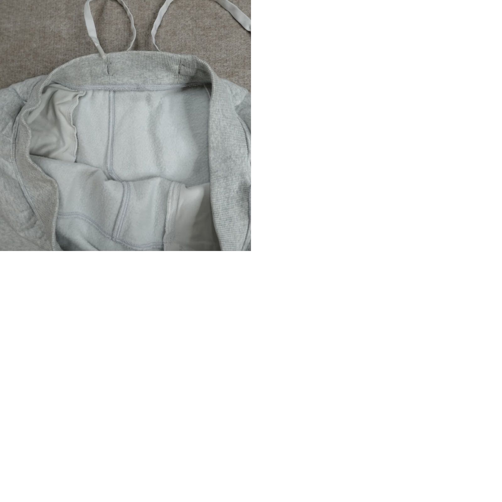 Lululemon Lululemon Gray Sweatpants Medium Heater Fleece Drawstring LM5ARRS Size US 31 - 9 Thumbnail