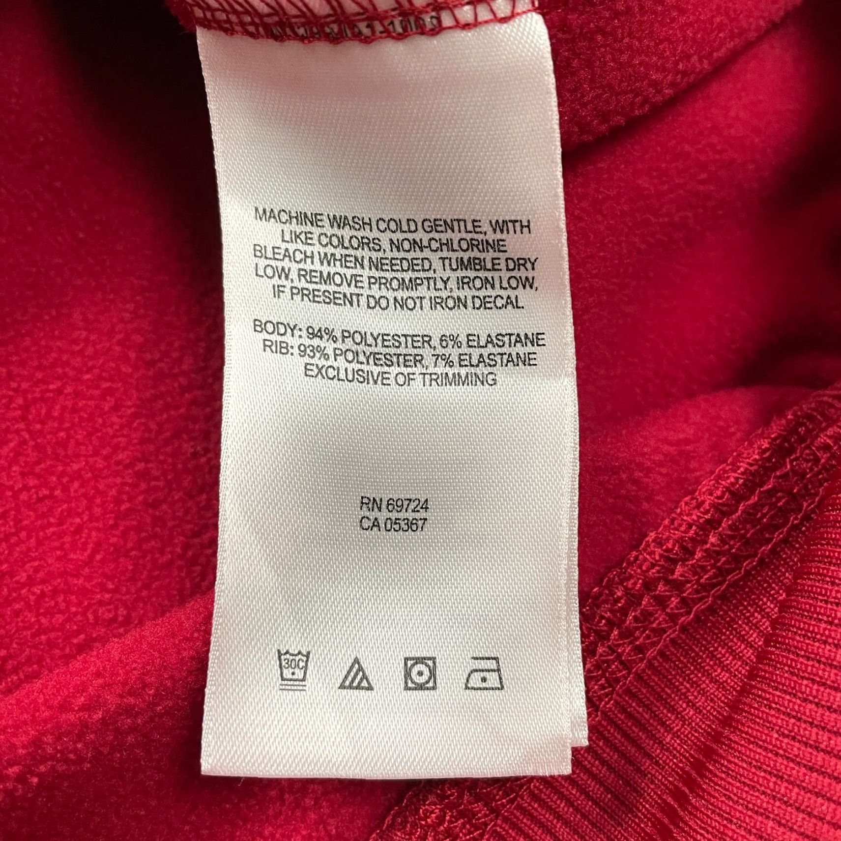 Vintage Columbia Hoodie Sweatshirt Mens XL Red Pockets Fleece Pullover Jacket Graphic Size US XL / EU 56 / 4 - 7 Thumbnail