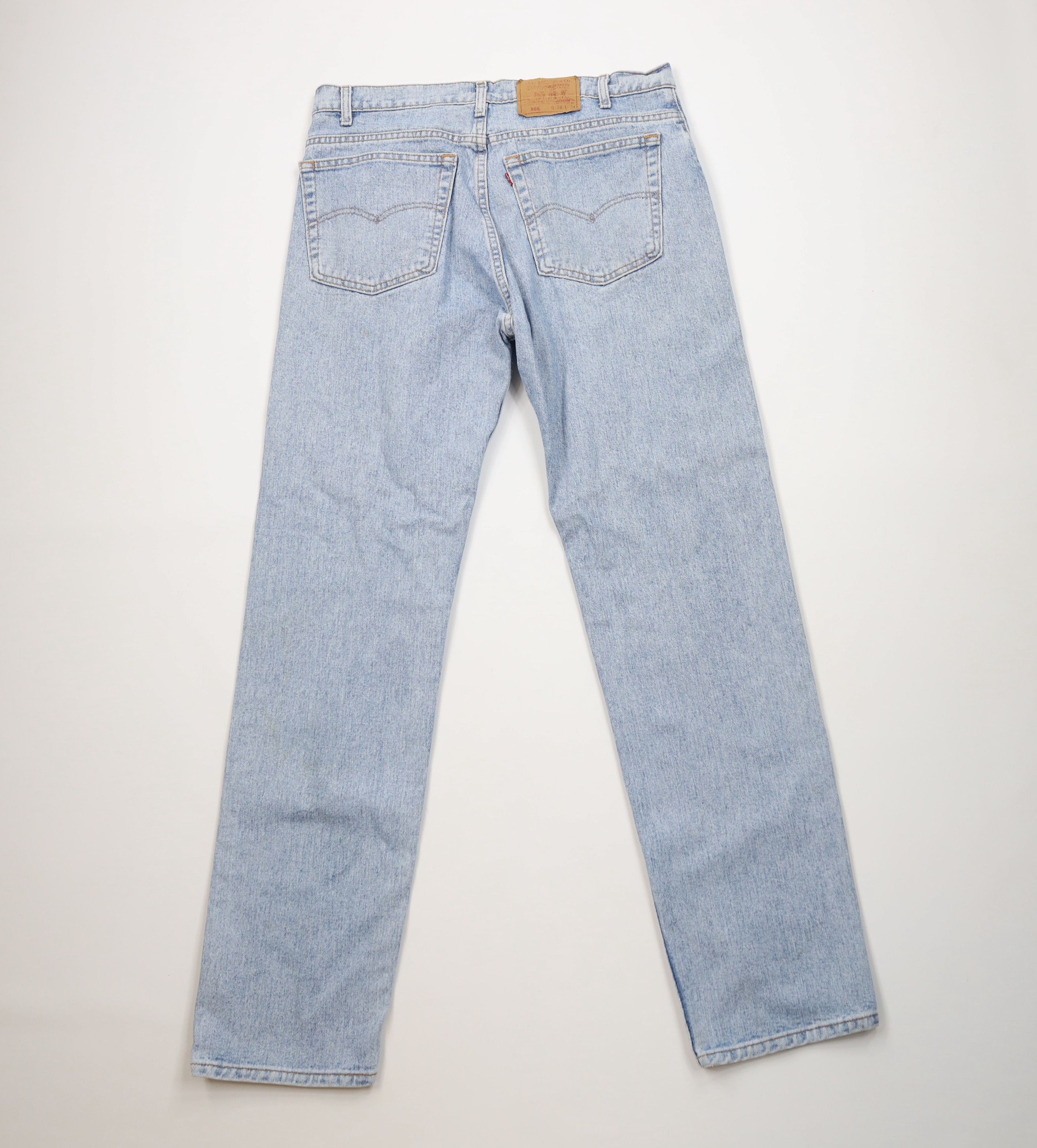 Levi's Vintage 90s Levis 505 Regular Fit Denim Jeans Blue USA Size US 38 / EU 54 - 11 Thumbnail