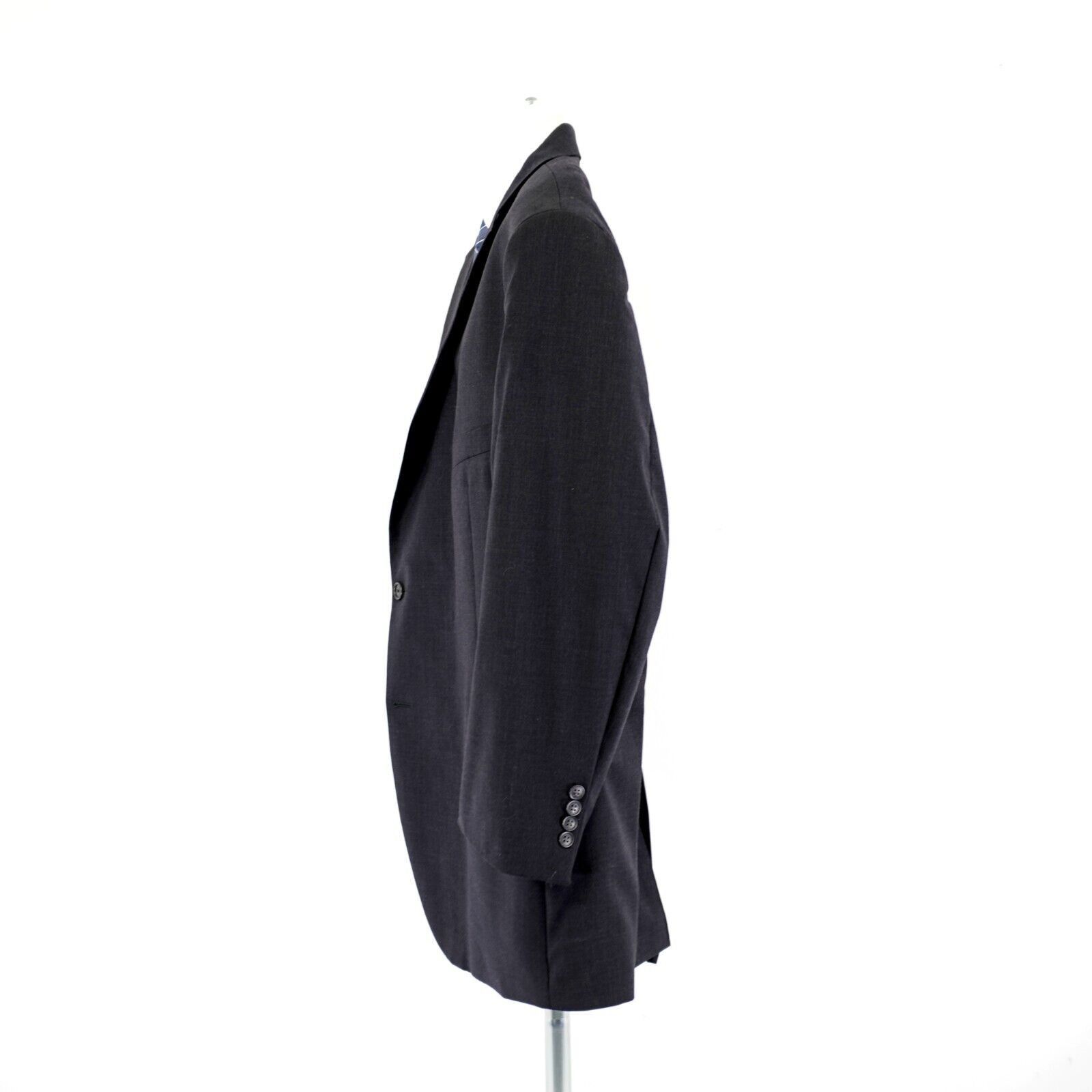 Pronto Uomo Pronto Uomo 52L Gray Wool Suit Jacket 2 Button Constructed / Size 52L - 5 Thumbnail