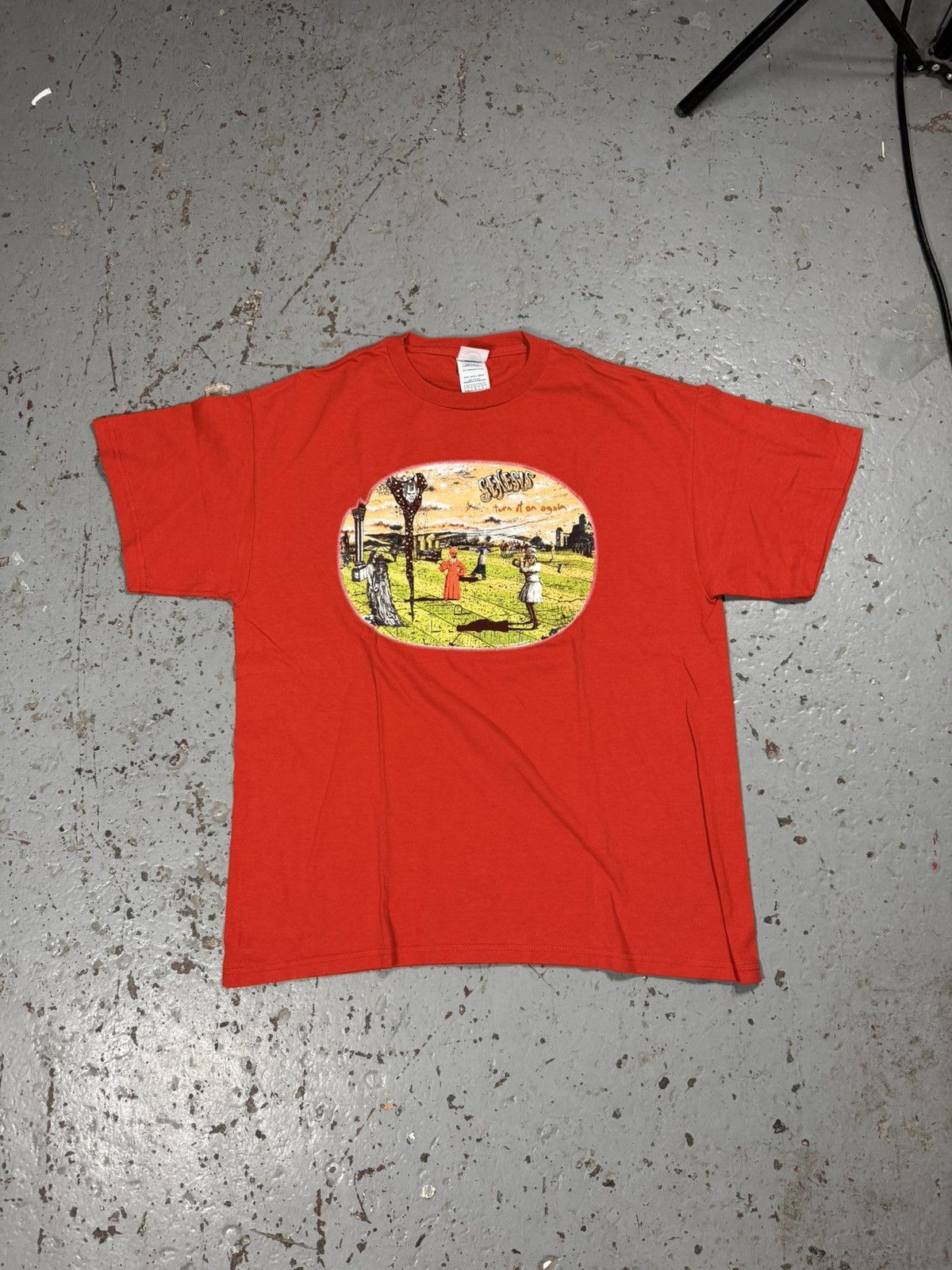 Other Vintage Genisis Turn It On Again Band Tee Size US L / EU 52-54 / 3 - 1 Thumbnail