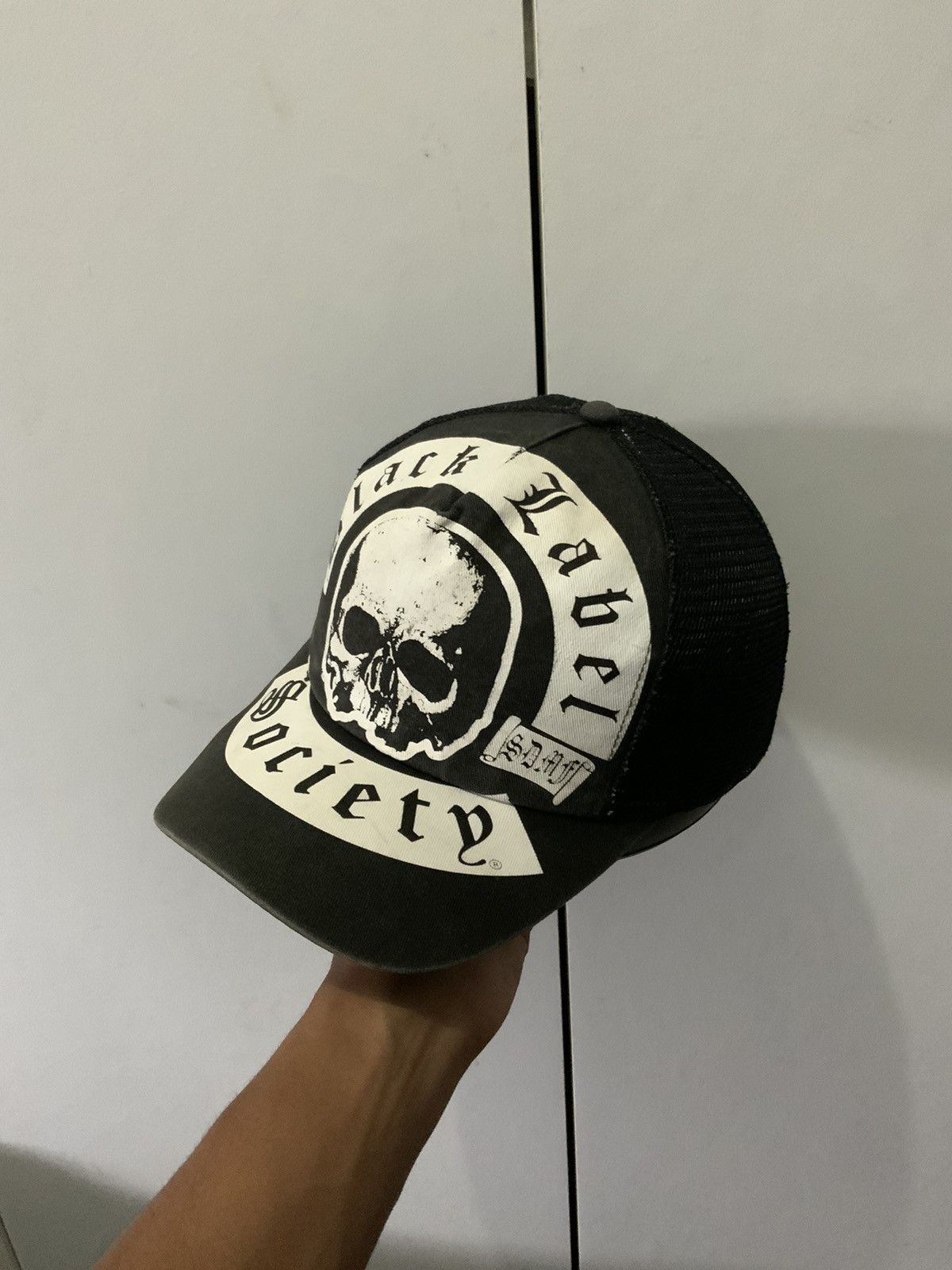 If Six Was Nine Black Label Society Skull Trucker Hat Cap Size ONE SIZE - 2 Thumbnail