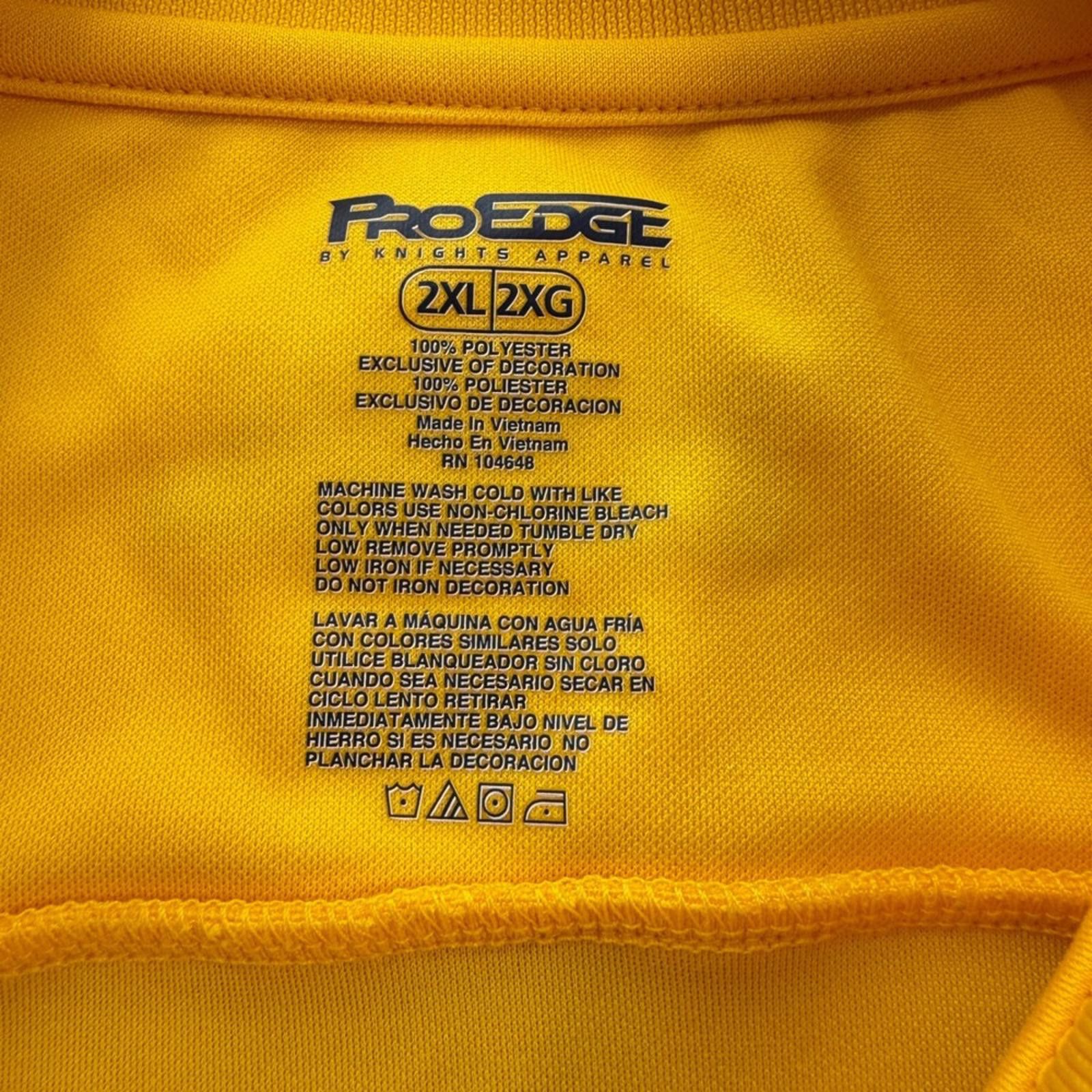 Other Oregon Ducks Mens 2XL Polo Shirt Yellow NCAA Golf Size US XXL / EU 58 / 5 - 4 Thumbnail