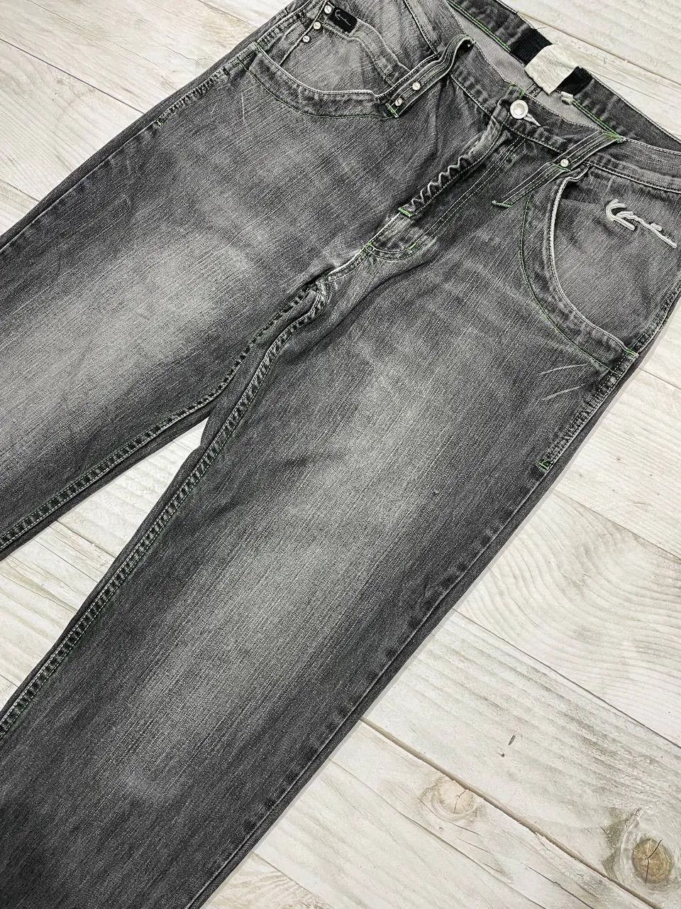 Karl Kani Vintage Karl Kani Denim Jeans 90s Baggy Rap Big Logo Y2K Size US 36 / EU 52 - 15 Thumbnail