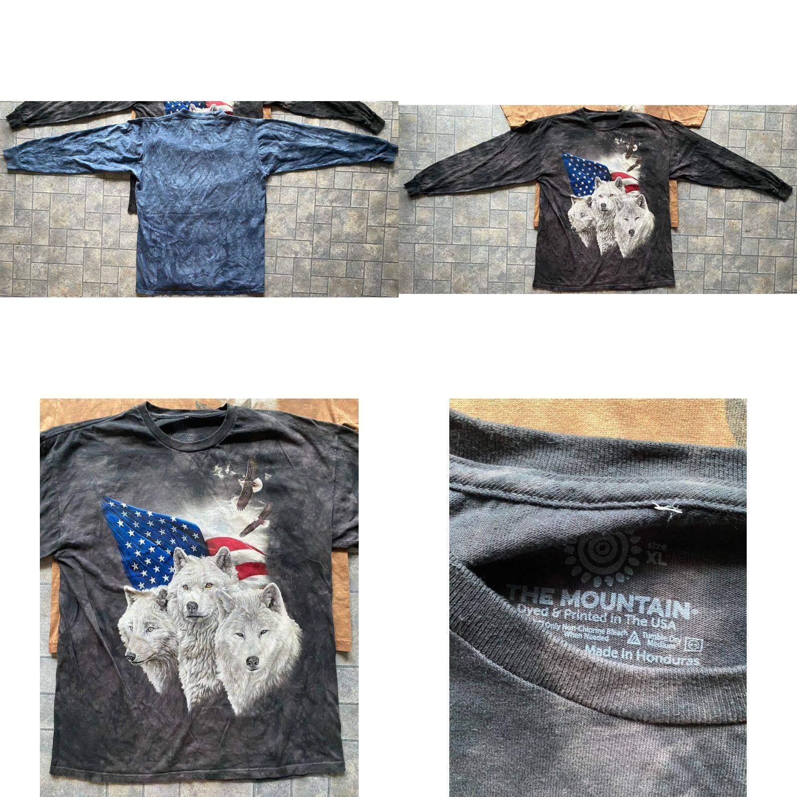The Mountain The Mountain T Shirt XL Men’s Eagles Wolfs Multicolor Lot Of 4 Size US XL / EU 56 / 4 - 8 Thumbnail