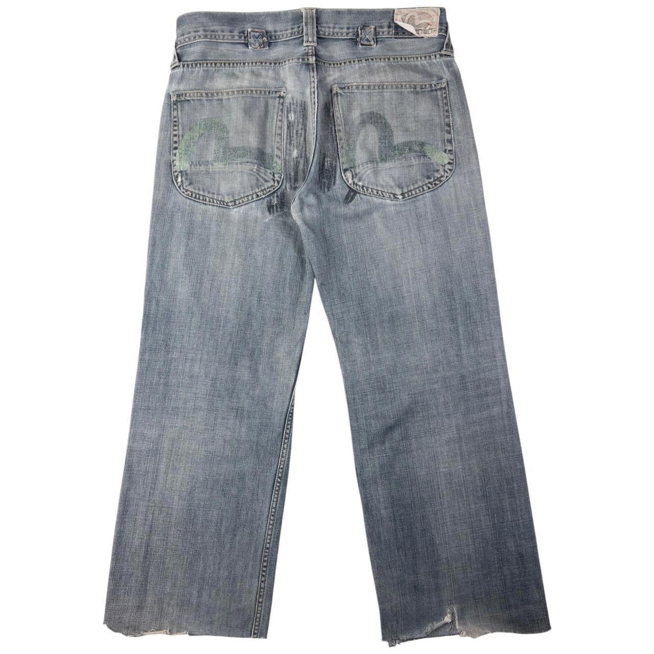 Puma Vintage Puma X Evisu Double Gull Denim Jeans Size W35 Size US 35 - 4 Thumbnail