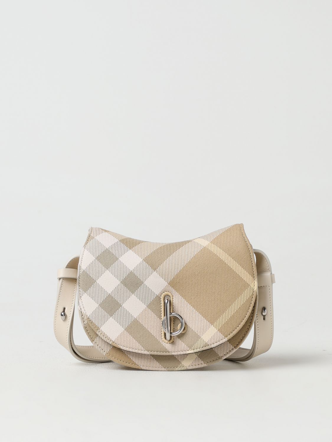 image of Burberry Crossbody Bags Woman Dove Grey, Women's