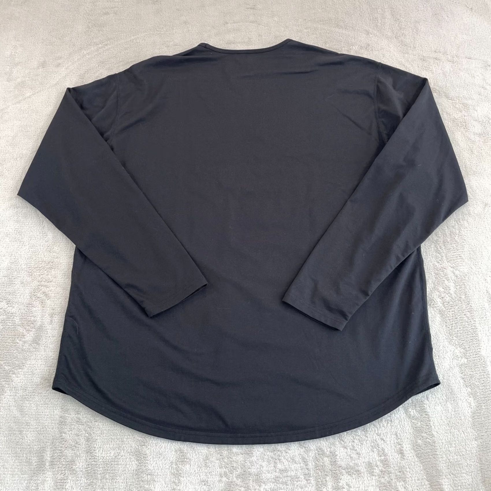 Vintage BYLT Drop Cut T-Shirt Men 2XL Black Stretch Athleisure Gym Training Long Sleeve Shirt Size US XXL / EU 58 / 5 - 4 Thumbnail