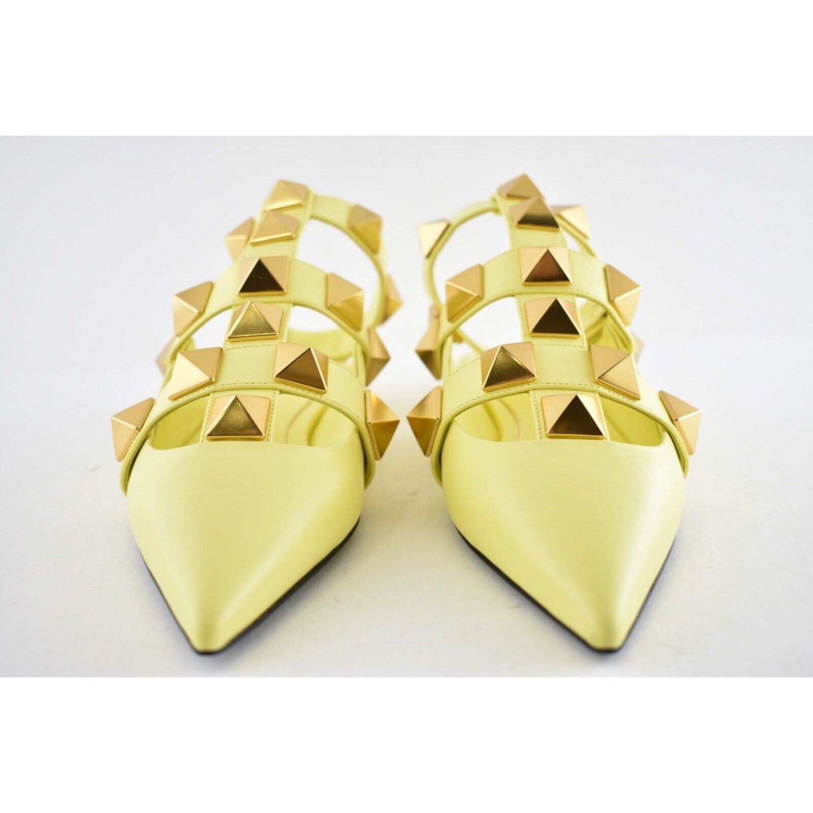 Valentino Rockstud Roman Stud Ankle Strap Ballet Ballerina Flat 36 Size US 6 / IT 36 - 6 Thumbnail