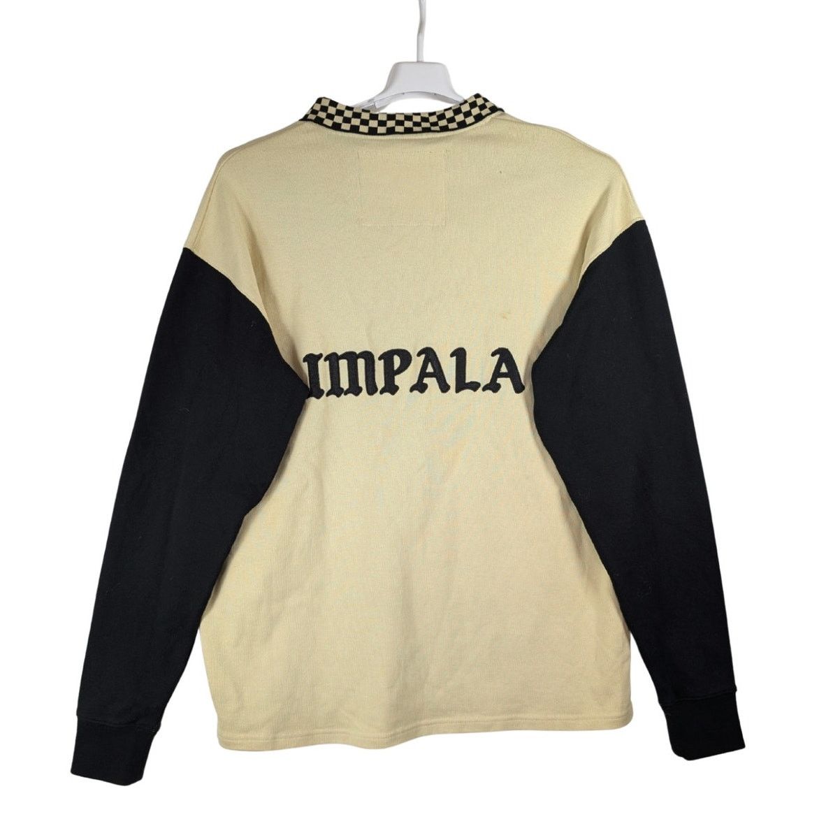 4HUNNID 4hunnid 1964 Impala Long Sleeve Polo Black White Men’s USED Size US XL / EU 56 / 4 - 2 Thumbnail