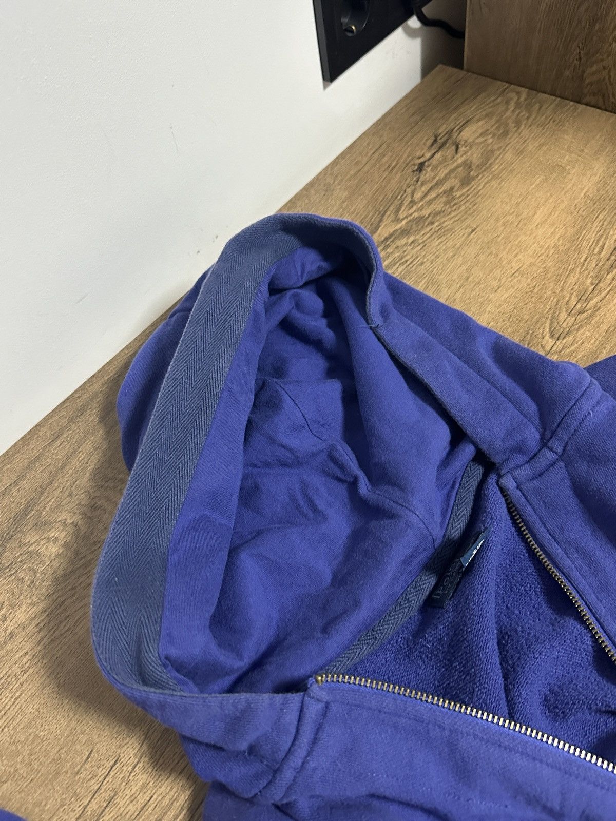Polo Ralph Lauren × Vintage Vintage 90’s Polo Ralph Lauren Pirate Skull Blue Zip Hoodie Size US S / EU 44-46 / 1 - 9 Thumbnail