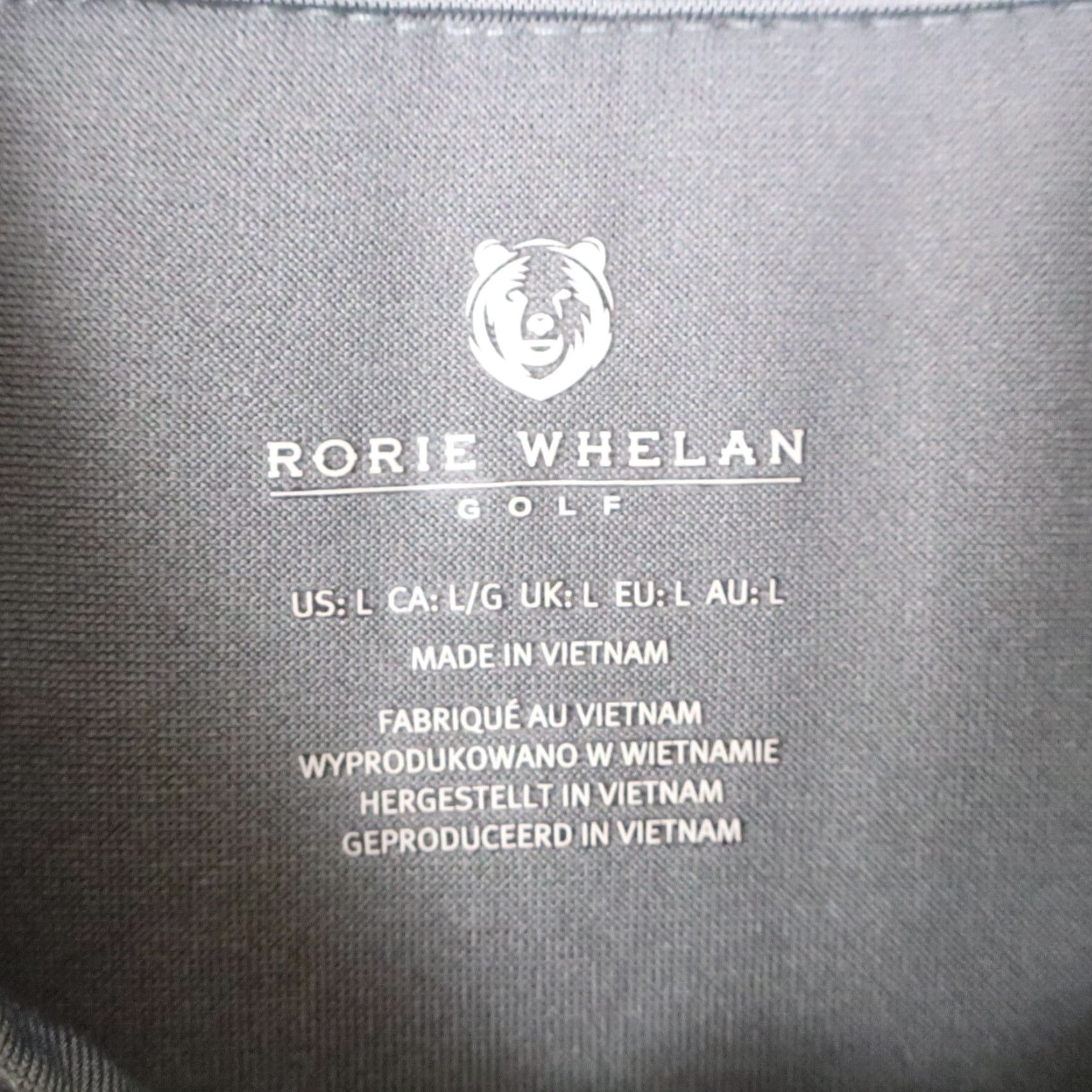 Vintage Rorie Whelan Golf Polo Shirt Large Solid Gray Lightweight Performance Stretch Shirt Mens Polo Size US L / EU 52-54 / 3 - 4 Thumbnail