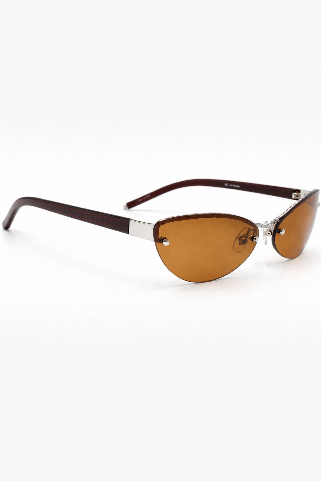Jean Paul Gaultier JPG Vintage Sunglasses Half Rimless
