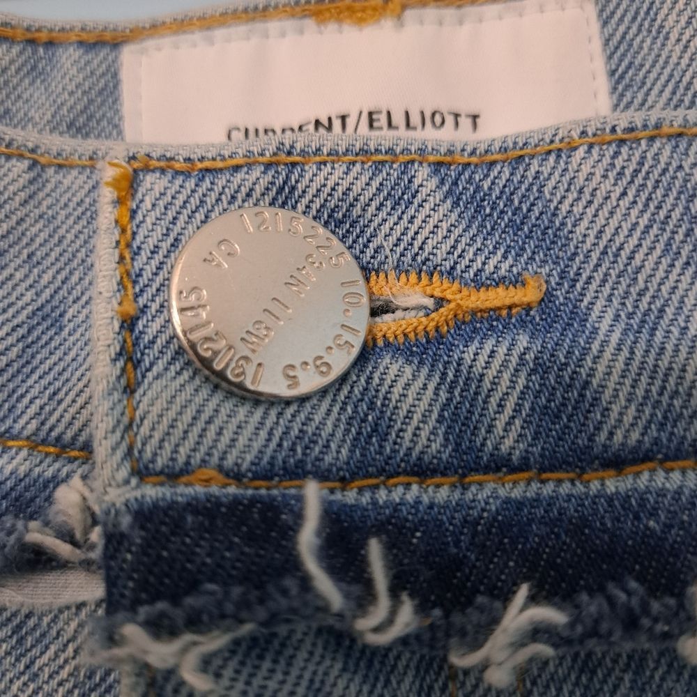 Current/Elliot Current Elliott The High Waist Somera Straight Jeans in Cava Size 25" / US 0 / IT 36 - 4 Thumbnail