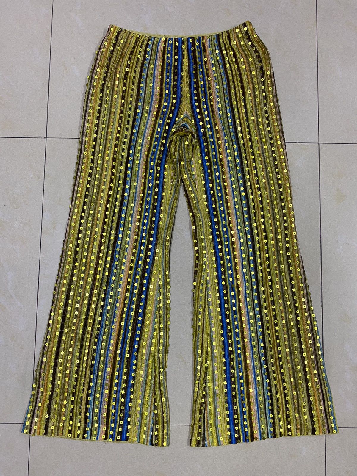 Made In Italy Missoni Rayon Flared Pants Size 26-30