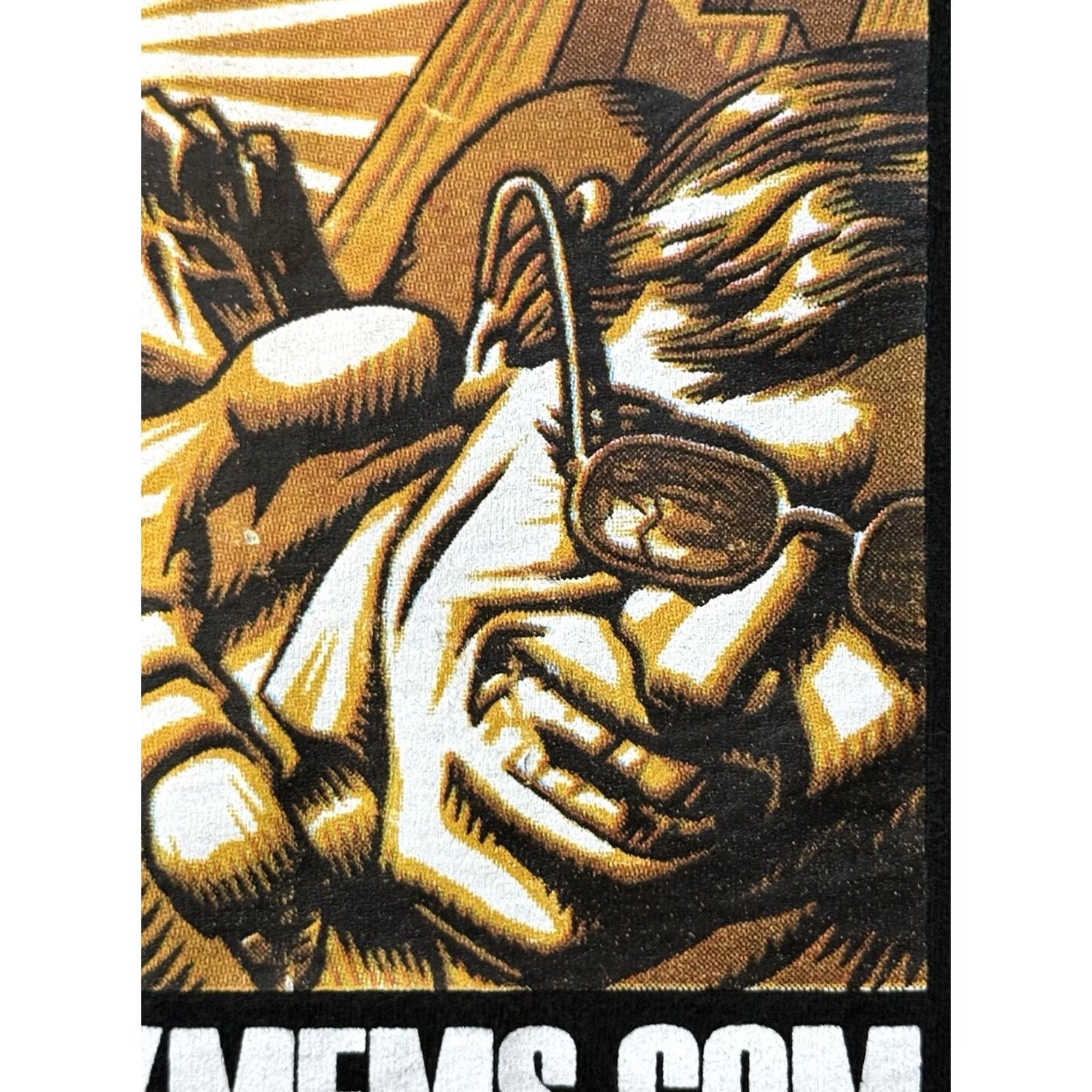 Fruit Of The Loom VINTAGE 90s Shirt Large Linux Microsoft Bill Gates Tux KMFDM KMFMS.com Graphic Print Crew Neck Cotton Men Short Sleeve Size US L / EU 52-54 / 3 - 4 Thumbnail