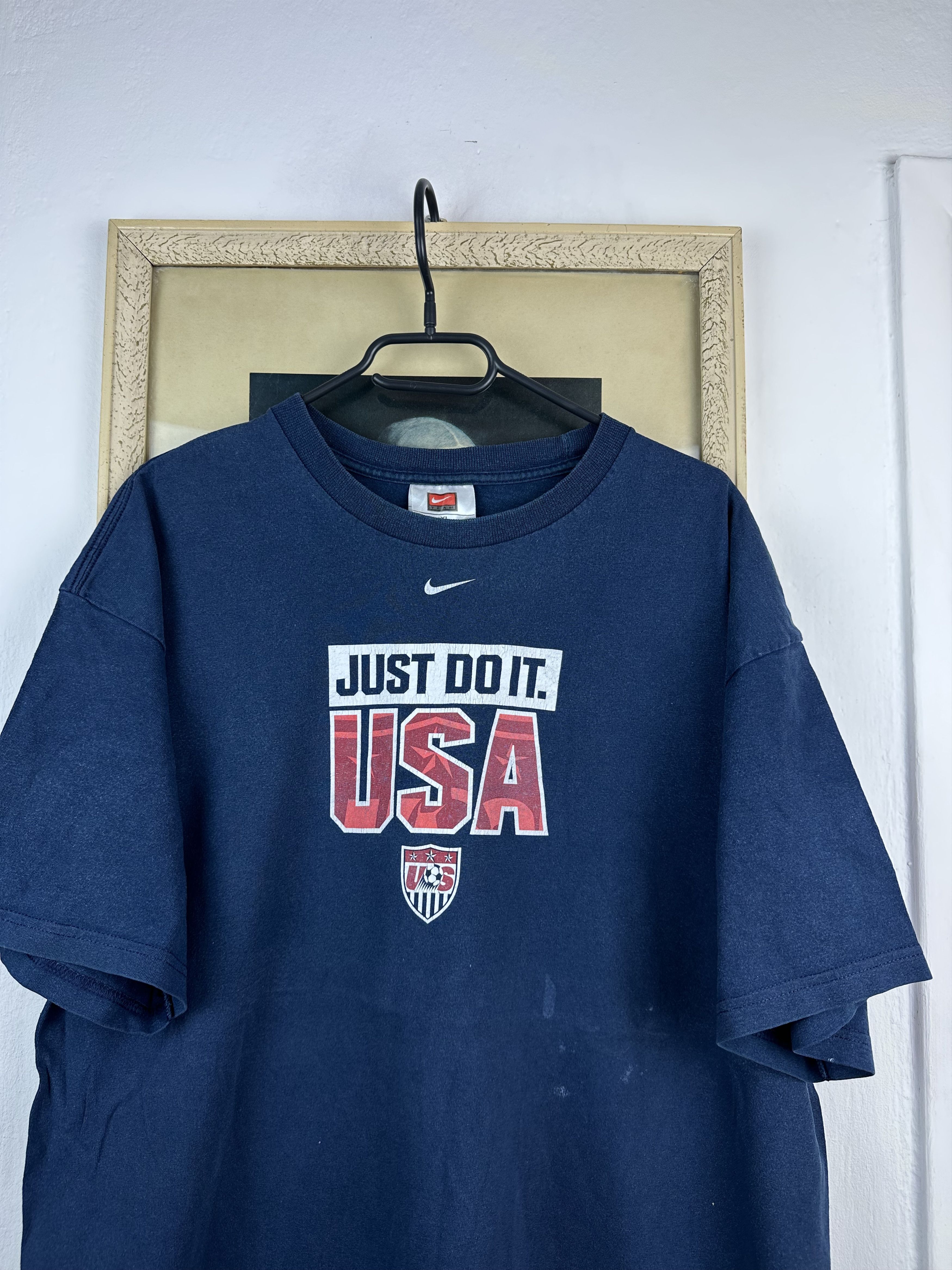 Nike Vintage Nike USA Football Shirt Train Jersey Soccer Y2K Size US XL / EU 56 / 4 - 2 Thumbnail