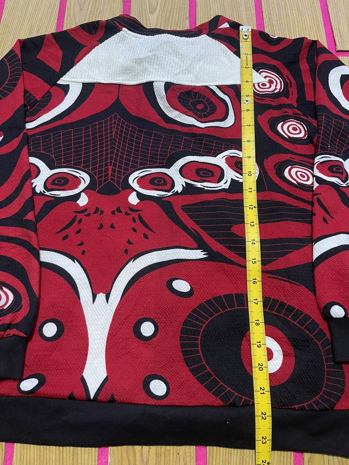 If Six Was Nine Y2K sweater full ziper color full red Size US M / EU 48-50 / 2 - 9 Thumbnail