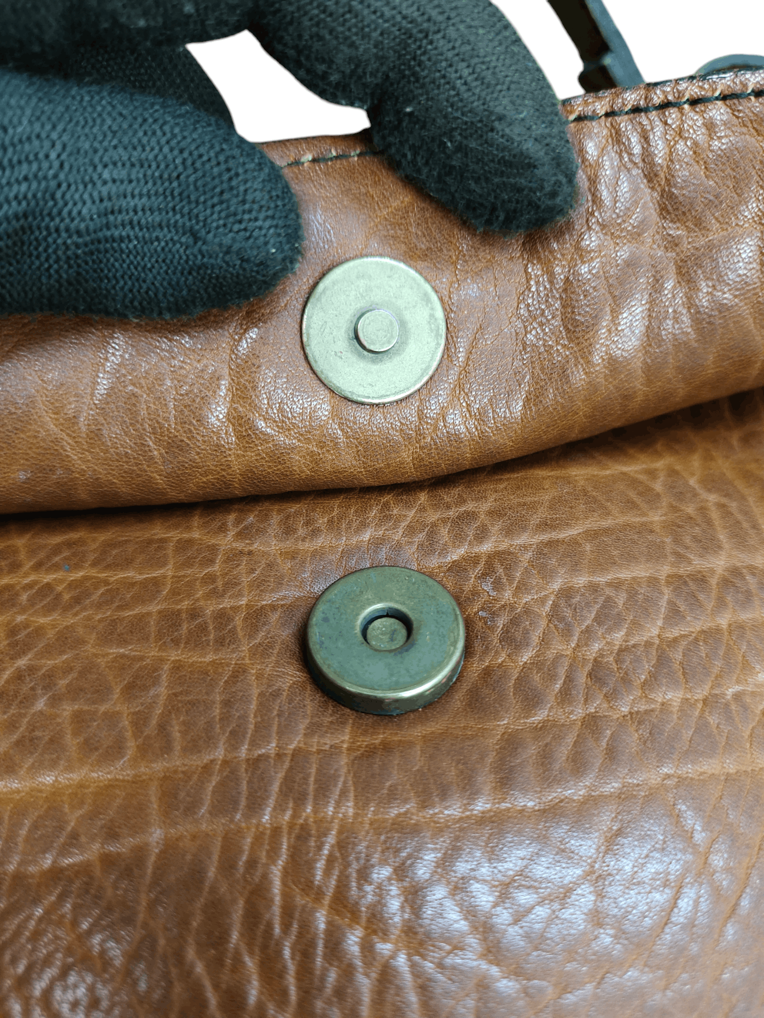 Vintage 70s Caracciola W.Germany Patina Leather Sling Bag