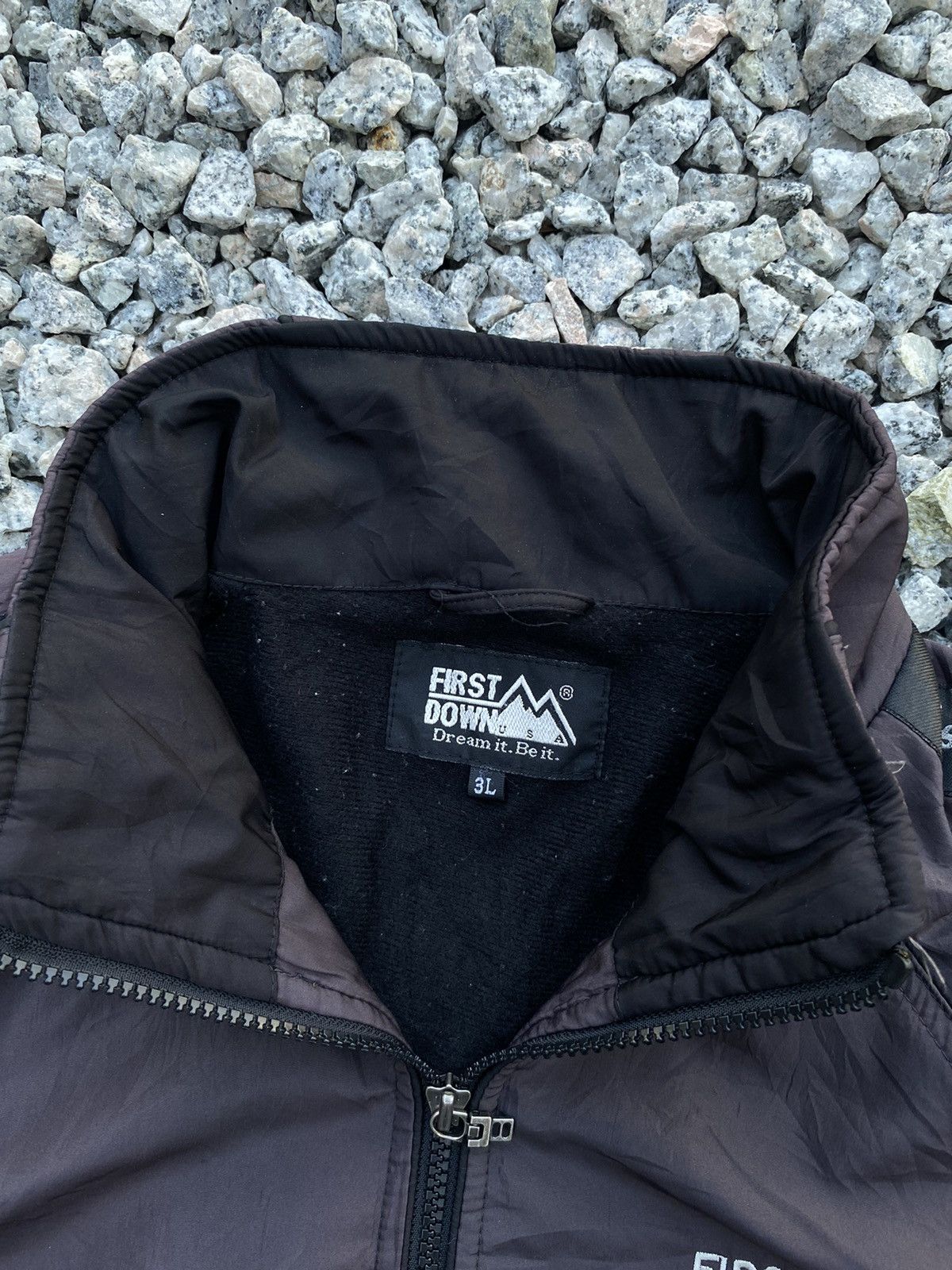 Vintage Vintage First Down Full Zipper Jacket Size US XXL / EU 58 / 5 - 5 Thumbnail
