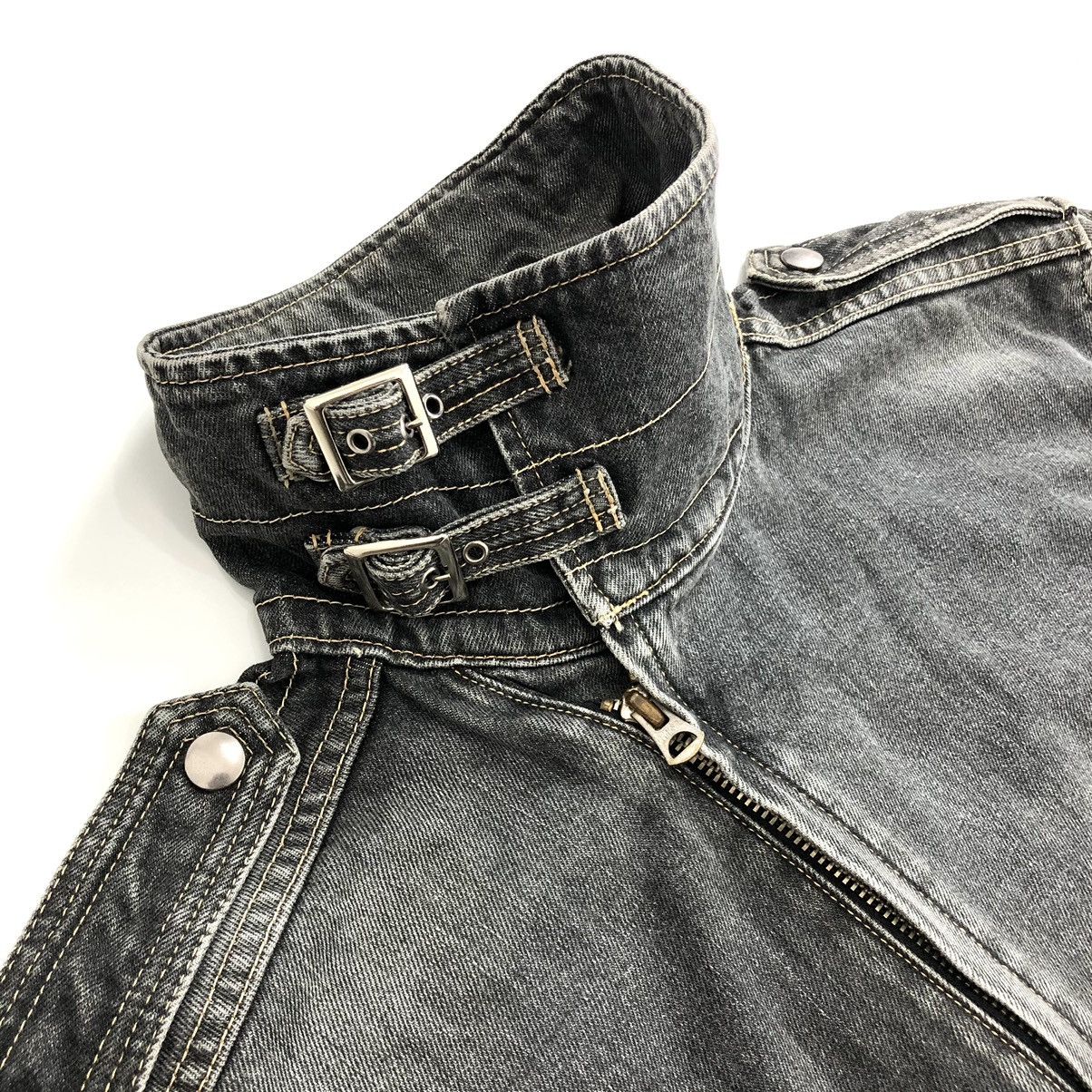 If Six Was Nine Vintage Japanese Brand Black Wash Biker Jacket Jeans Size US M / EU 48-50 / 2 - 10 Thumbnail