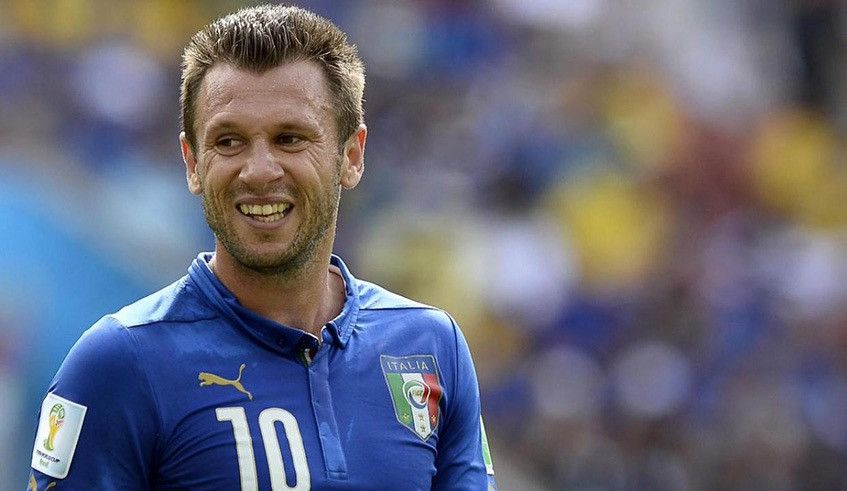 Puma ITALY PUMA 2014 WORLD CUP SOCCER HOME JERSEY #10 CASSANO Size US M / EU 48-50 / 2 - 10 Thumbnail