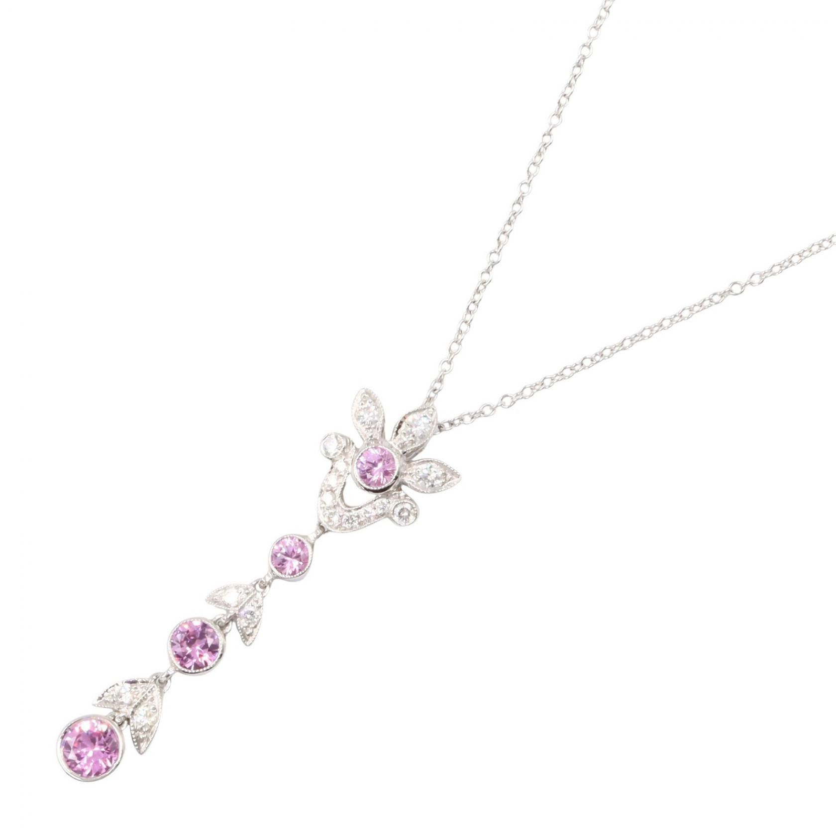 Tiffany & Co. Tiffany & Co. Tiffany＆Co Pt950 Platinum Diamond Necklace Precious Metal Necklace DUTY FREE for USA Size ONE SIZE - 1 Thumbnail