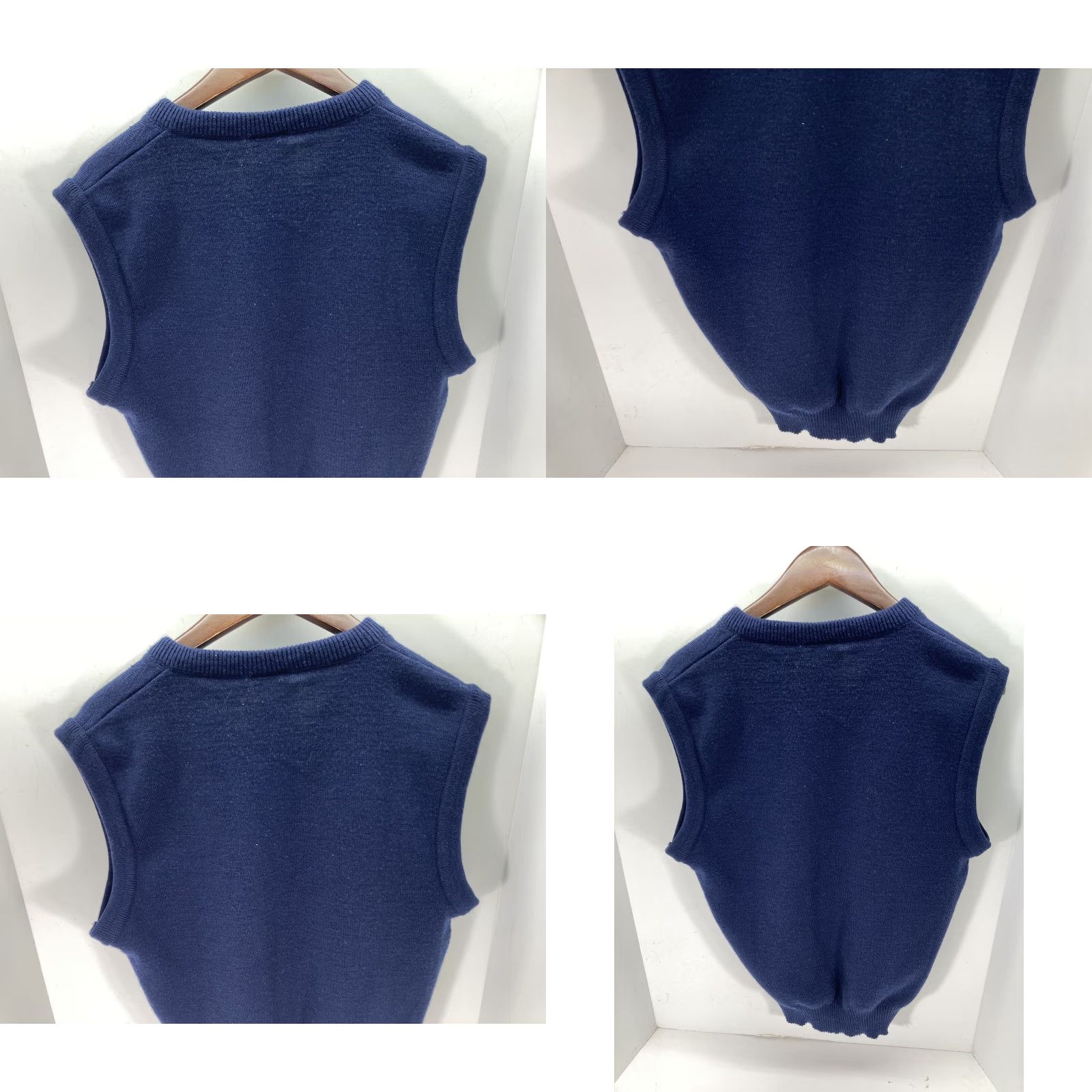 Vintage Blarney Woollen Mills Made Ireland Shamrock Irish Sweater Vest Men Medium Blue Pullover Crew Neck Classic All Seasons St Patrick’s Day Golf Size US M / EU 48-50 / 2 - 8 Thumbnail