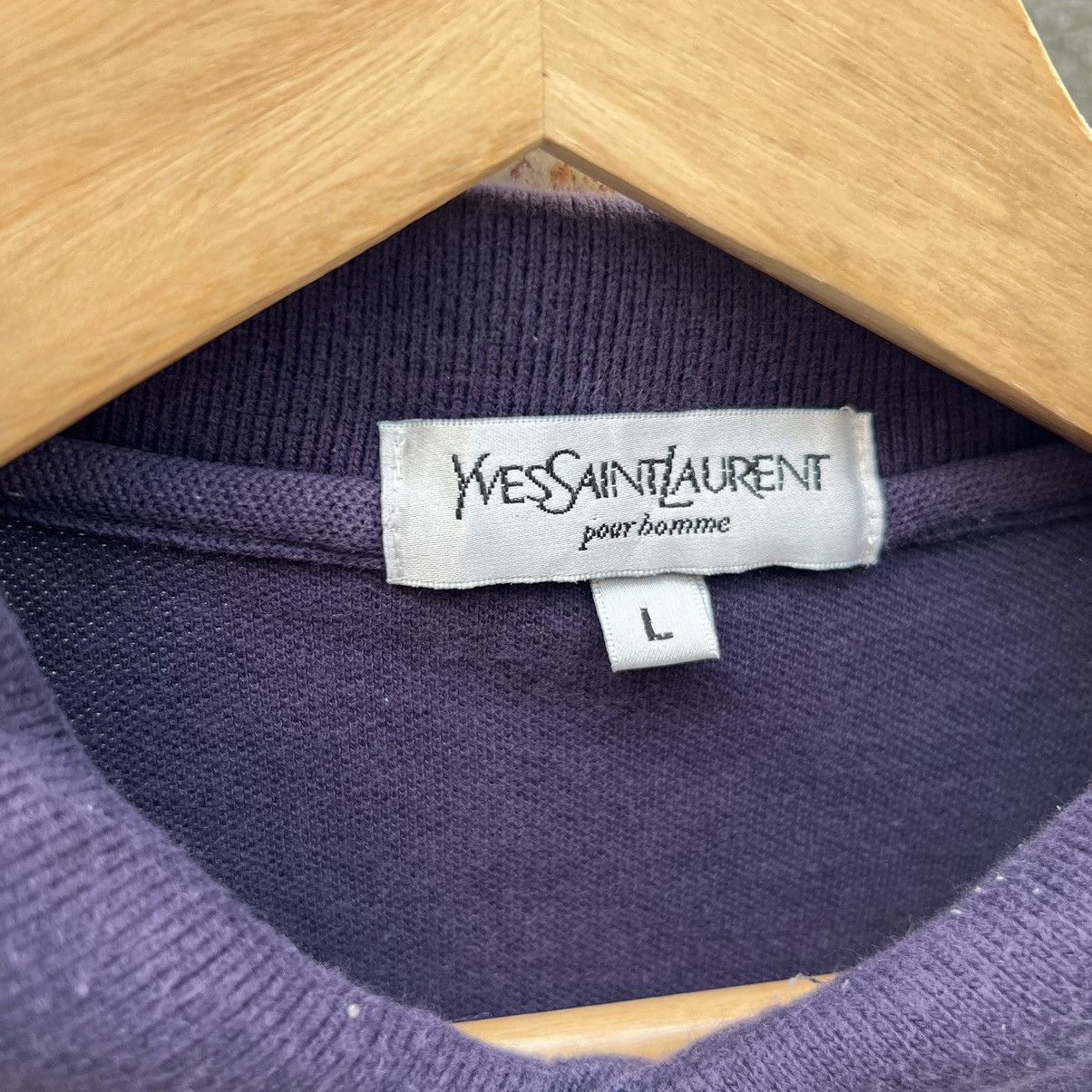 Vintage × Yves Saint Laurent “VINTAGE” YSL SMALL LOGO POLO SHIRTS Size US L / EU 52-54 / 3 - 8 Thumbnail