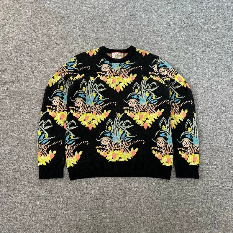 Gucci Year of the Tiger Limited Wool Knitted Round-neck Swe