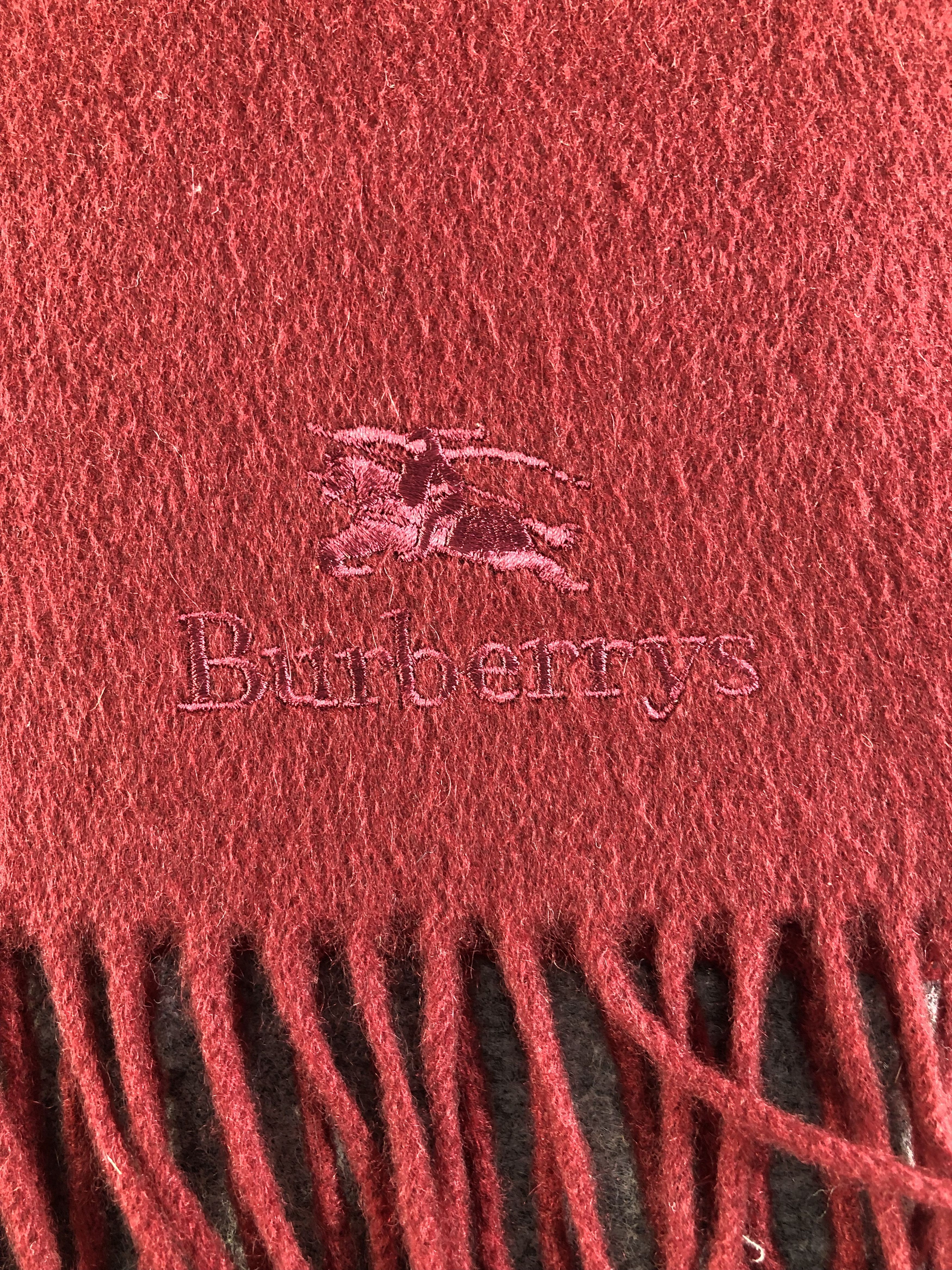 Burberry Burberrys Cashmere Scarf / Muffler / Neckwear SS1327 Size ONE SIZE - 4 Thumbnail