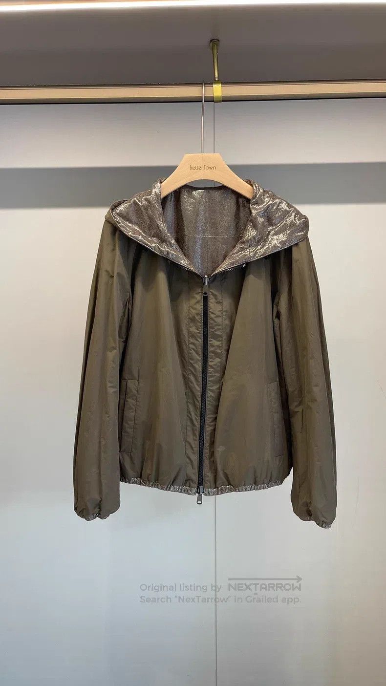 Brunello Cucinelli Brunello Cucinelli Two-Sided Hooded Jacket Size M / US 6-8 / IT 42-44 - 3 Thumbnail