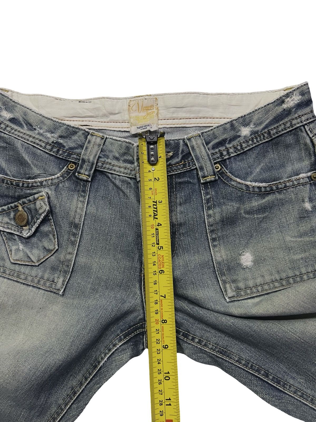 Edwin Vintage SOMETHING by EDWIN Made in Japan Y2K Bootcut Denim Size 31" - 14 Thumbnail
