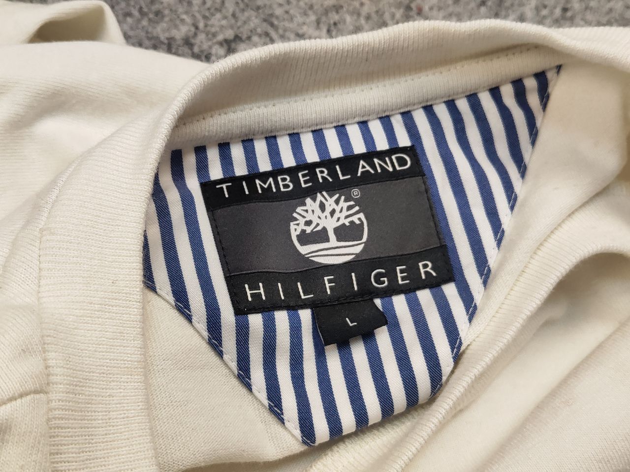 Timberland Timberland x Tommy Hilfiger White Logo long sleeve Top Size US L / EU 52-54 / 3 - 9 Thumbnail