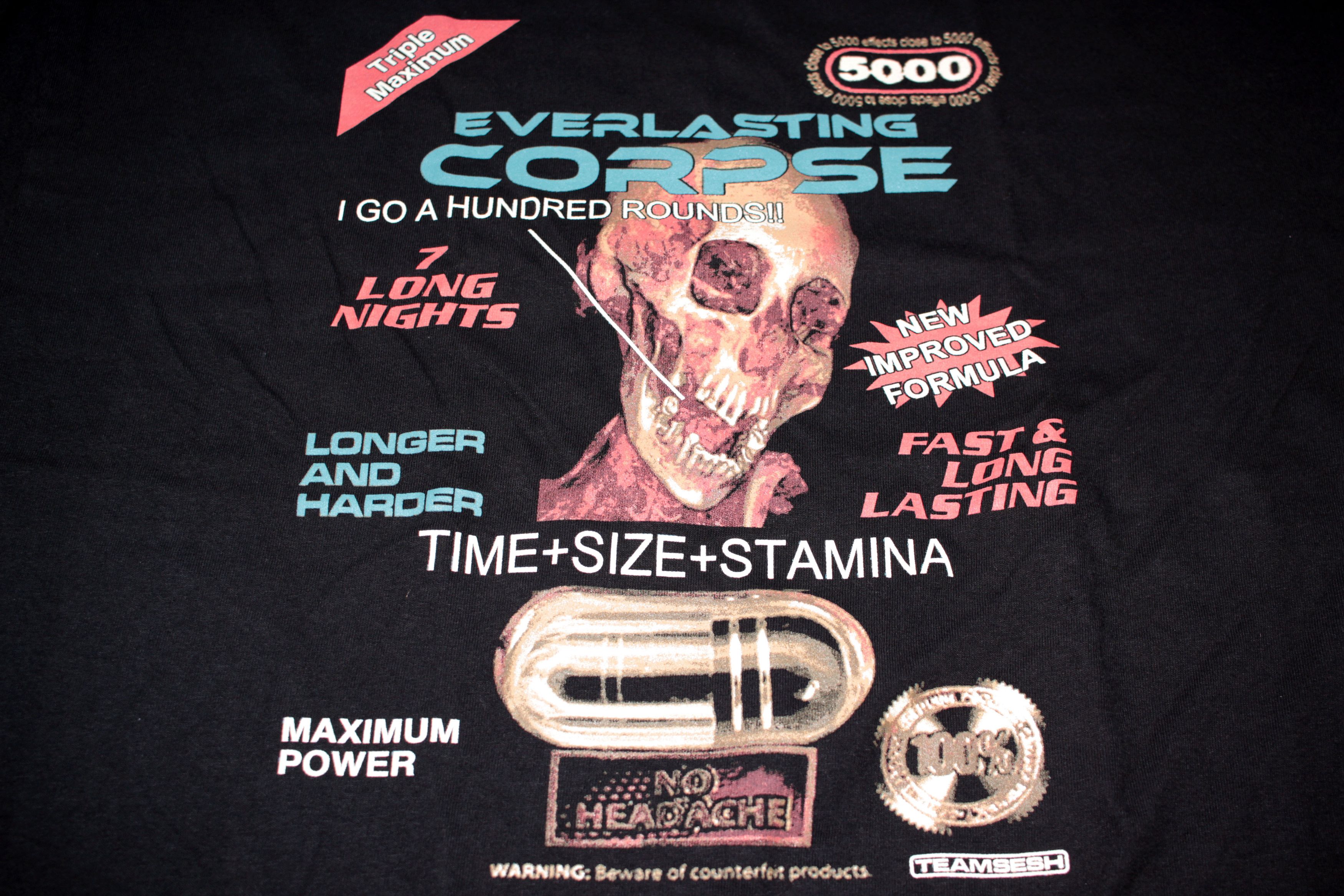Bones × TeamSESH TeamSESH "EVERLASTING CORPSE" T-Shirt Size US L / EU 52-54 / 3 - 2 Thumbnail