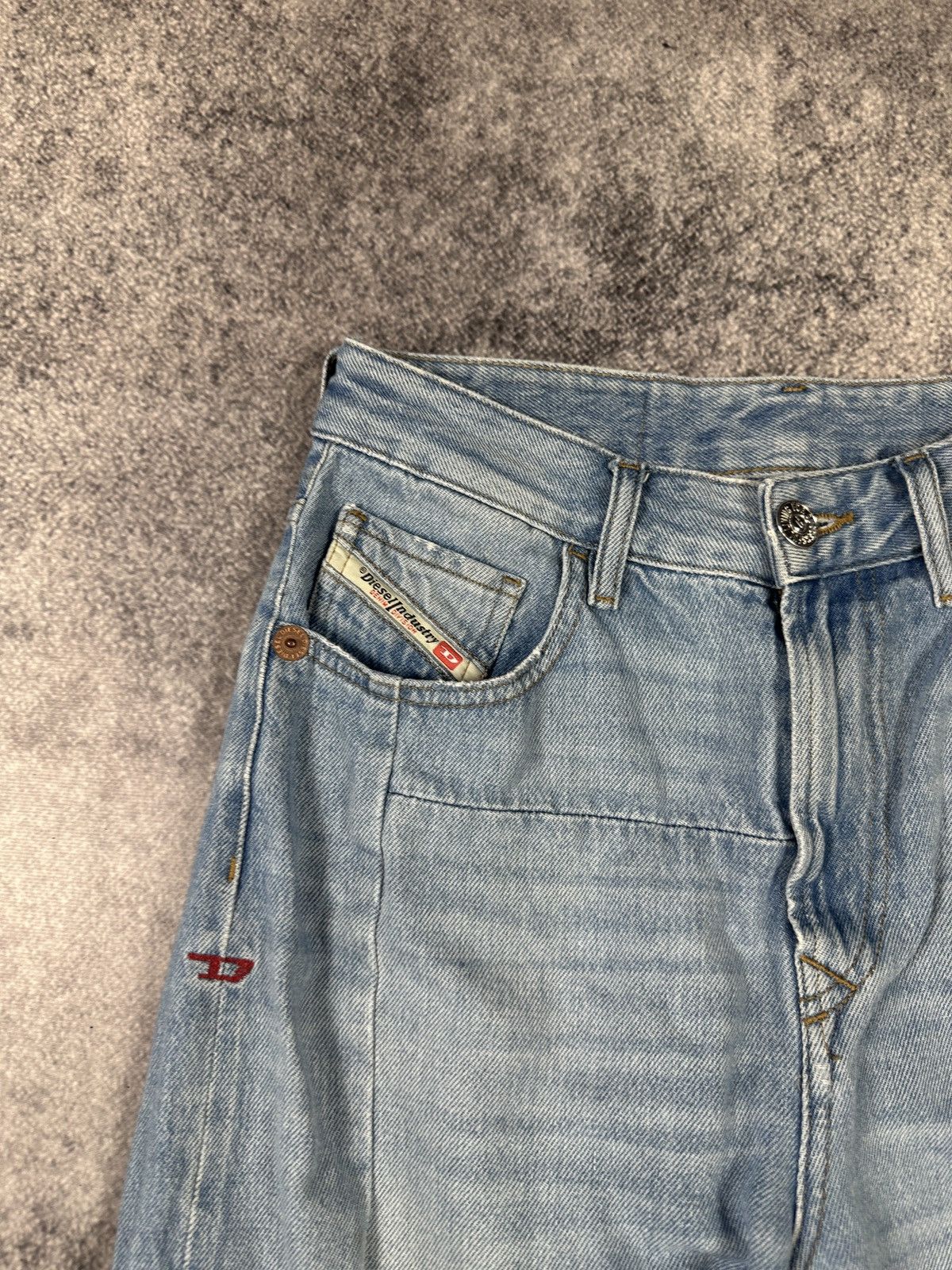 Diesel Y2K Casual Jeans Diesel D-Reggy Pants Avant Garde Opium Rare Size 25" / US 0 / IT 36 - 4 Thumbnail