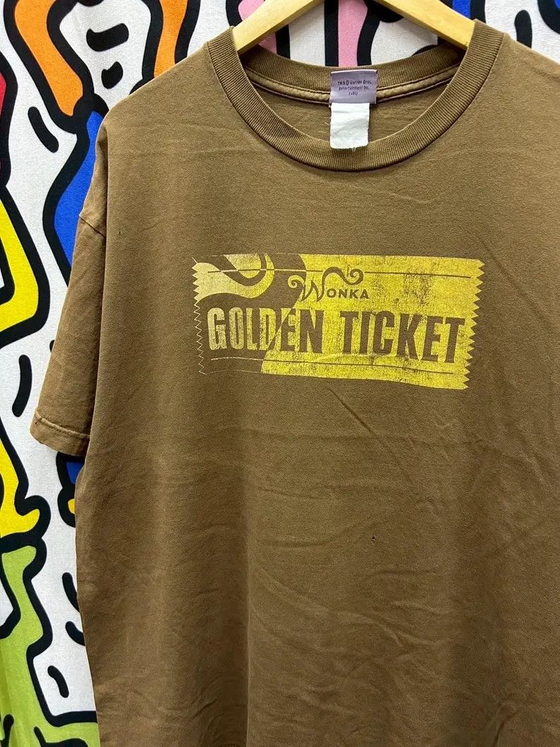Vintage VTG 2000s Charlie and the Chocolate Factory tshirt size XL Size US XL / EU 56 / 4 - 1 Thumbnail