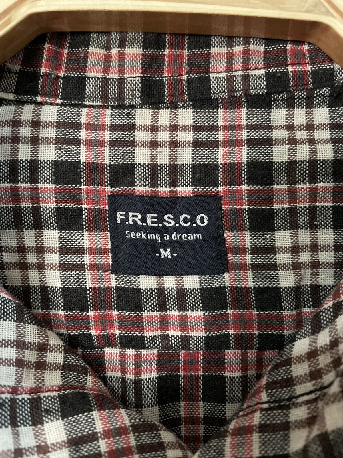 Flannel × Japanese Brand Vintage Fresco Travis Scott Style Tartan Plaid Flannel Size US M / EU 48-50 / 2 - 11 Thumbnail