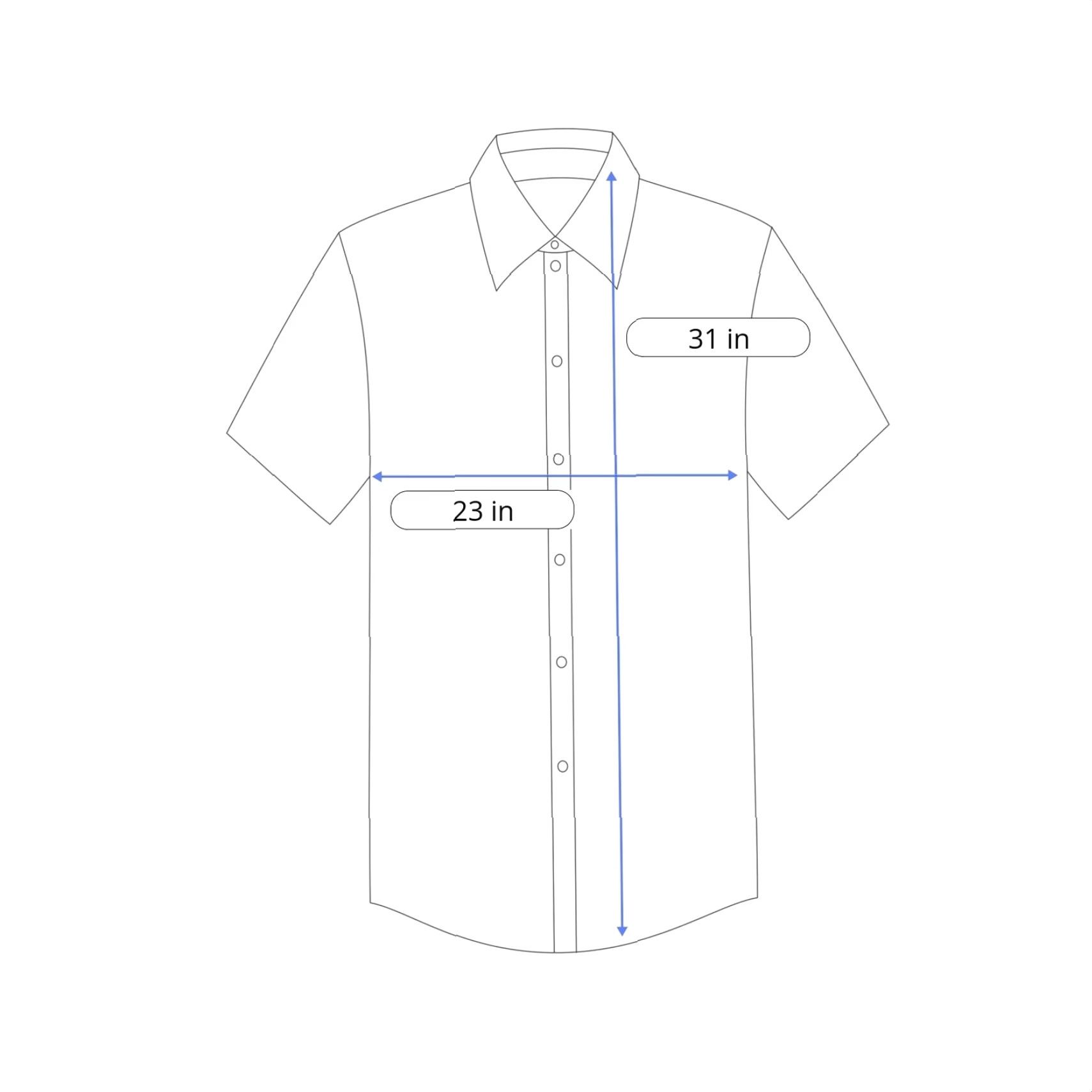 Van Heusen VINTAGE Van Heusen Dress Shirt Hampshire House Bradley Green 70s Adult LARGE Short Sleeve Button-Up Mens Size 42R - 7 Thumbnail