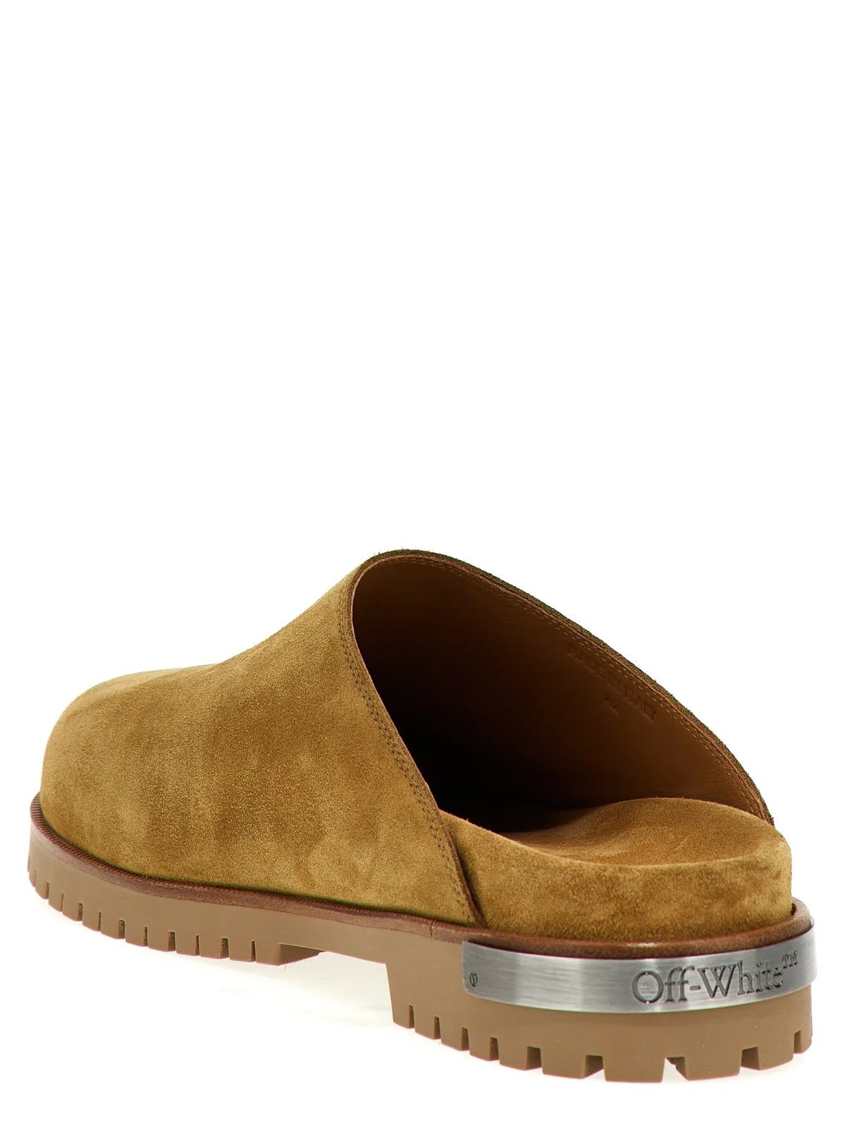 Off-White o1y0225 Logo Mules in Camel Size US 7 / EU 40 - 3 Thumbnail