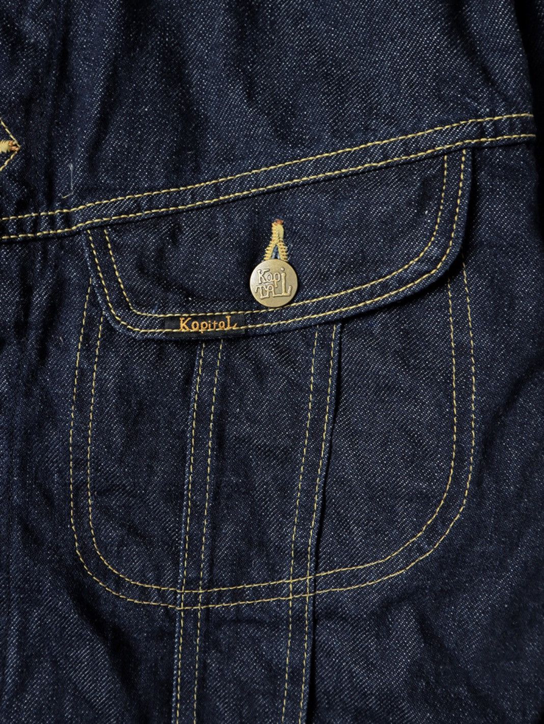 Kapital × Kapital Kountry KAPITAL 11.5oz denim tuxedo western jacket Size US L / EU 52-54 / 3 - 4 Thumbnail